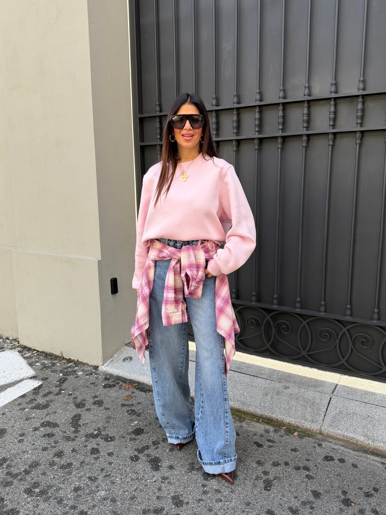 Felpa girocollo “Colours” LUMINA