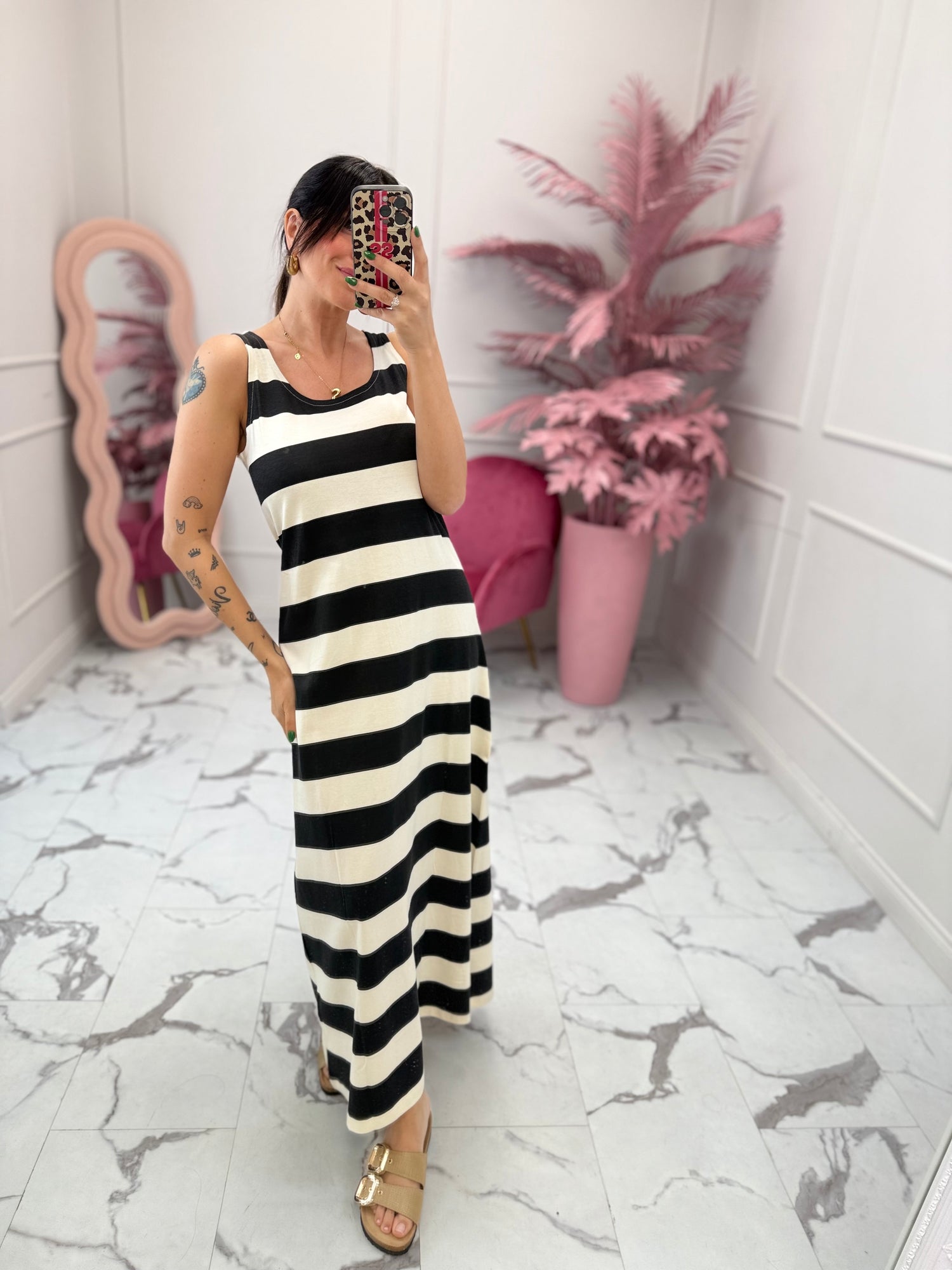 Abito lungo “Stripes” COMPANIA FANTASTICA