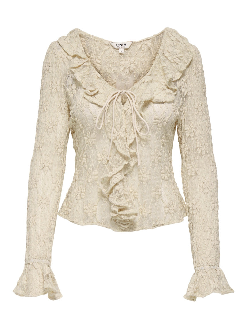 Top in pizzo “Pearlina” ONLY