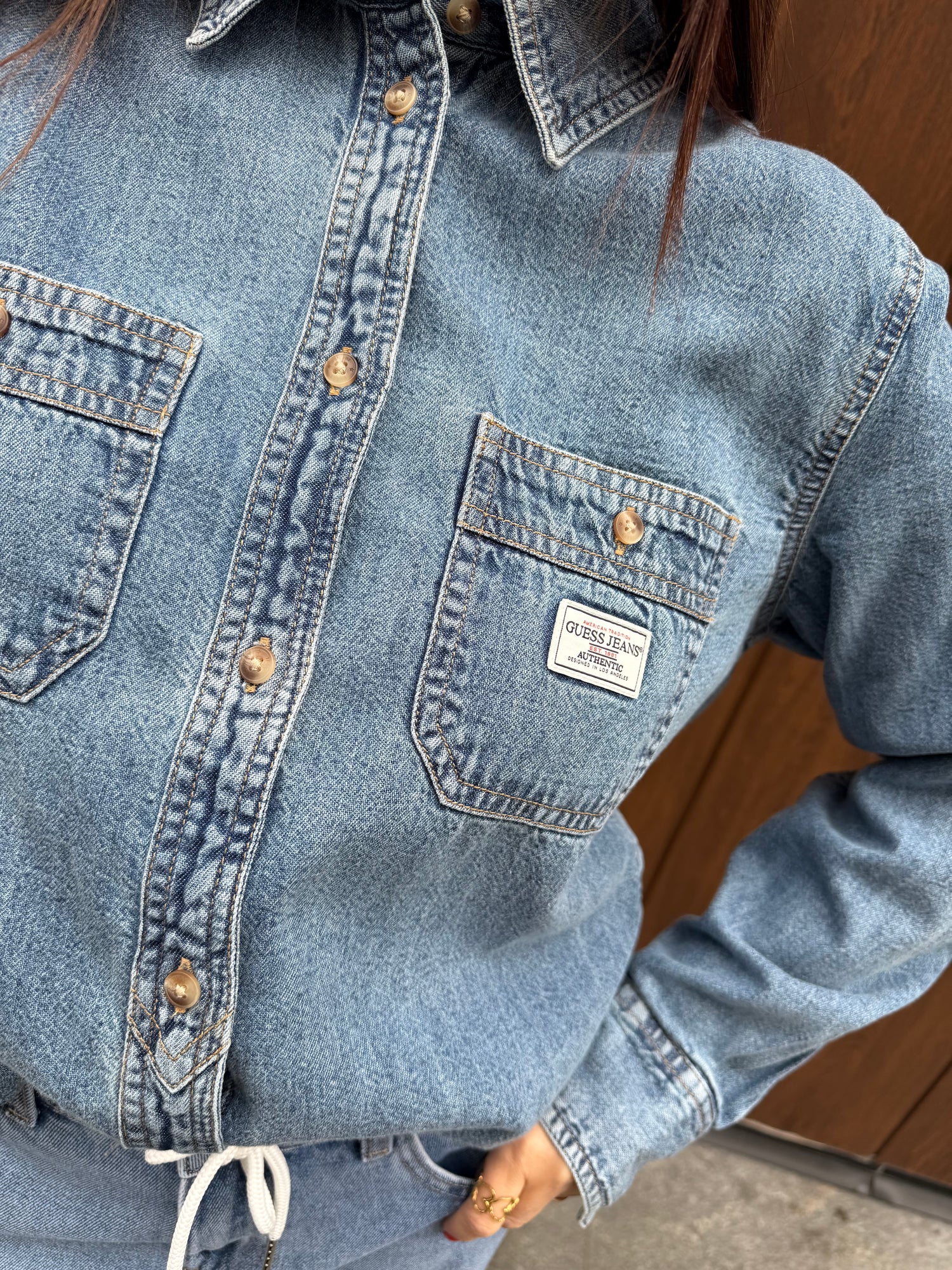 Camicia denim GUESS JEANS