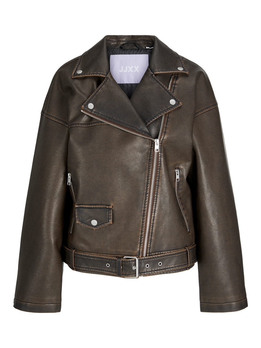 Chiodo over ecopelle “Frida” JJXX