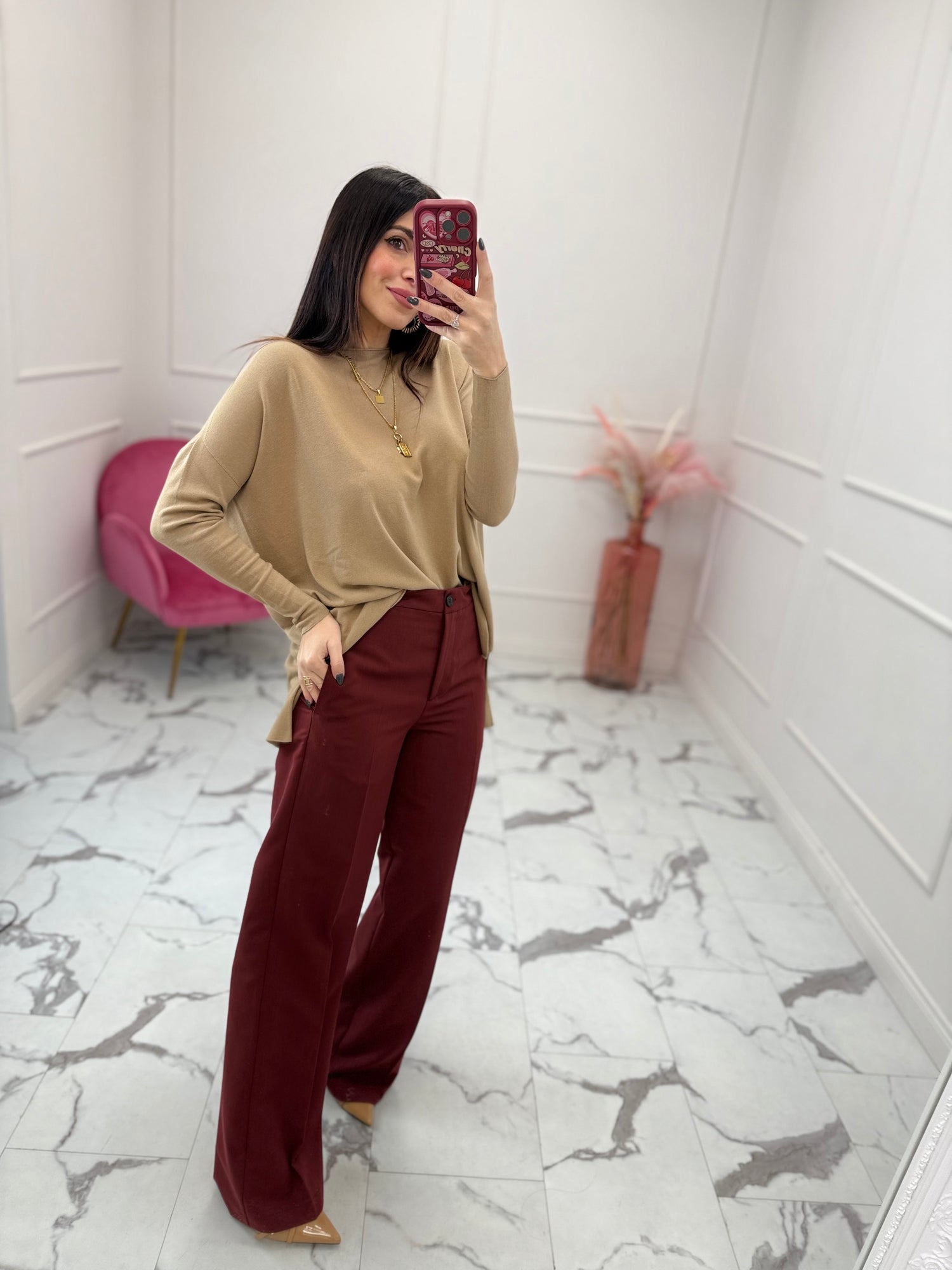 Pantalone tailleur “Bianca” VICOLO