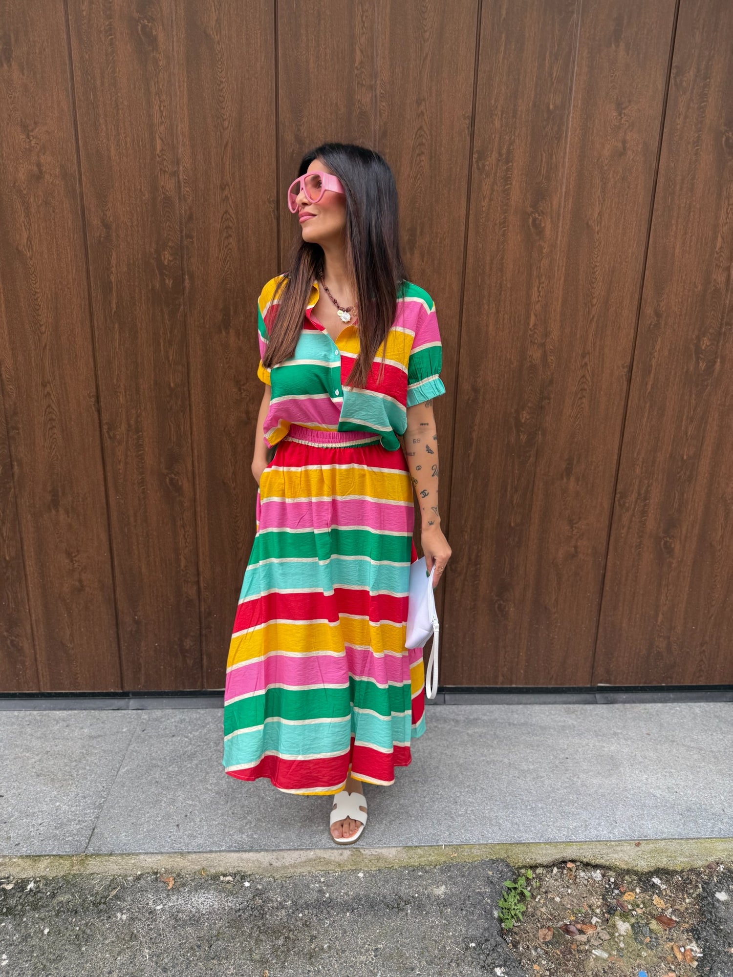 Camicia corta “Multicolor” COMPANIA FANTASTICA