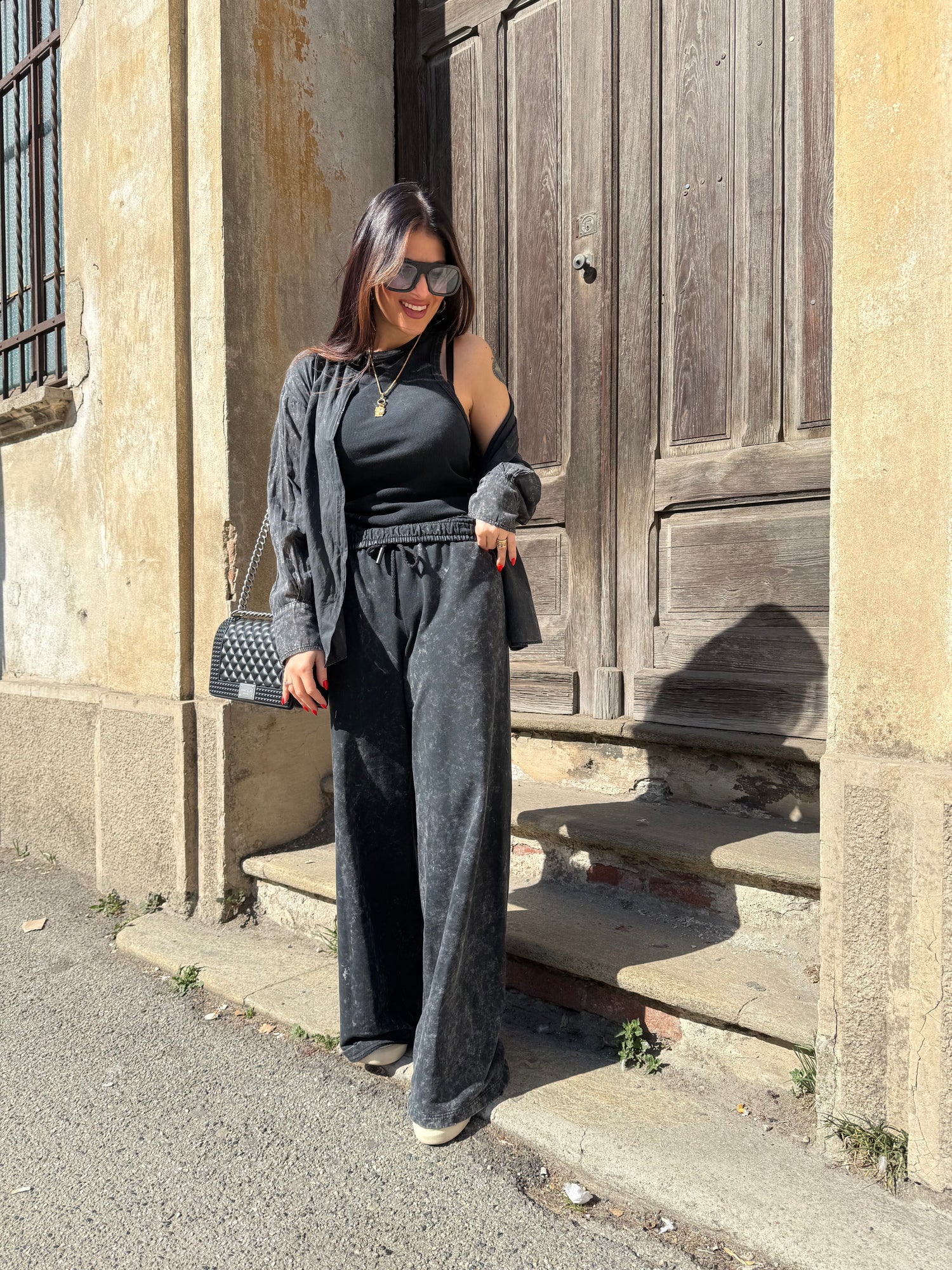 Camicia “Stone wash” VICOLO