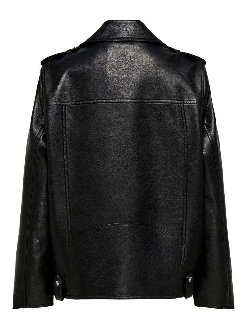 Chiodo ecopelle over “Mille” ONLY