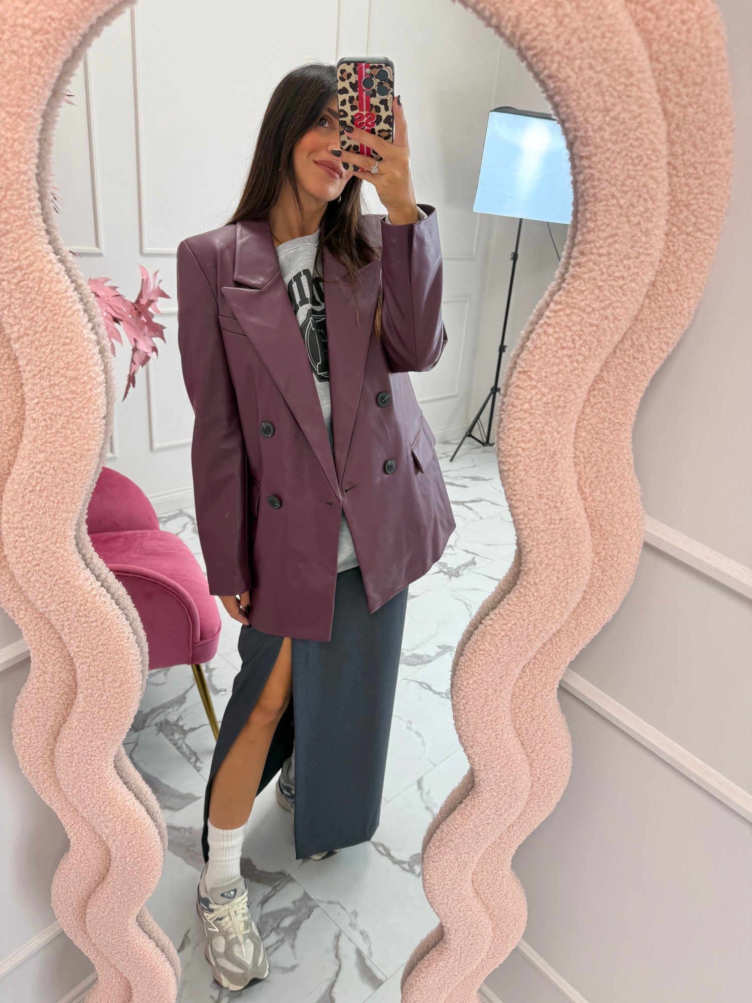 Blazer ecopelle “Kaya” ONLY