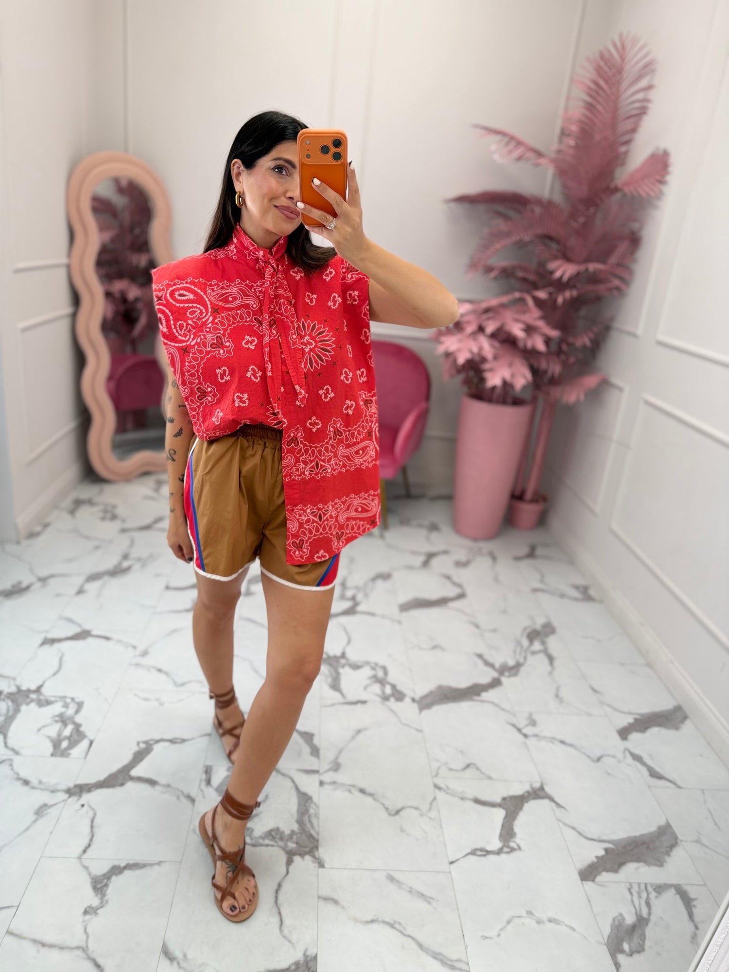 Camicia smanicata “Bandana” LIP