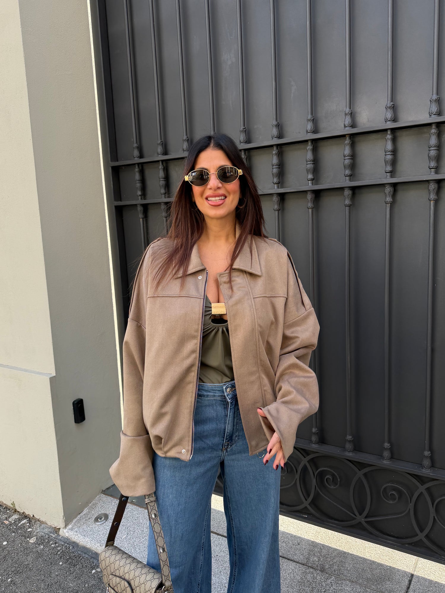 Bomber suede HAVE ONE