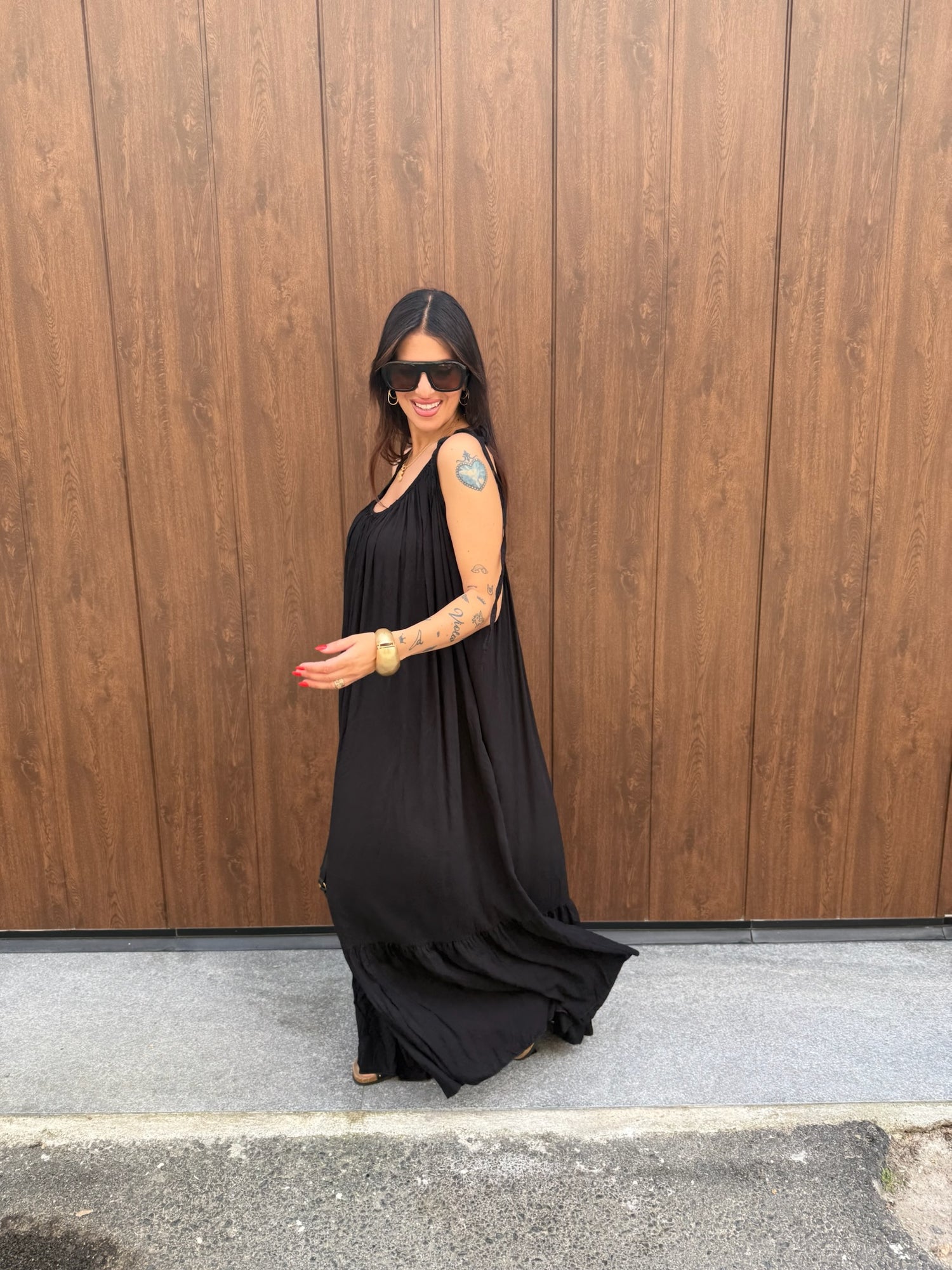 Abito lungo viscosa “Virginia” LIP