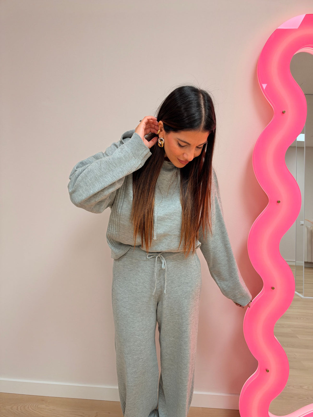 Felpa in maglia Gigi ONLY