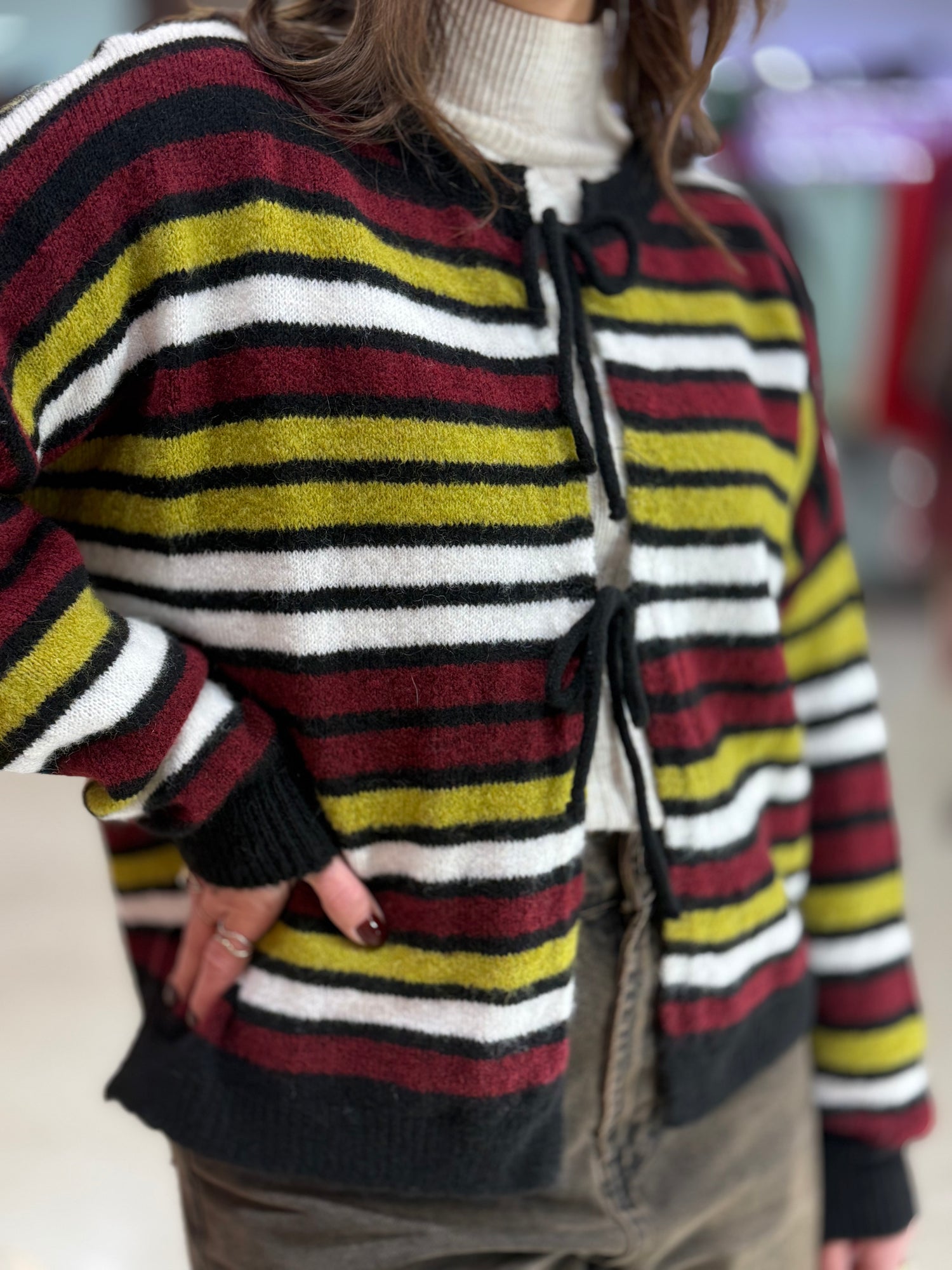 Cardigan righe “Colors line” LIP