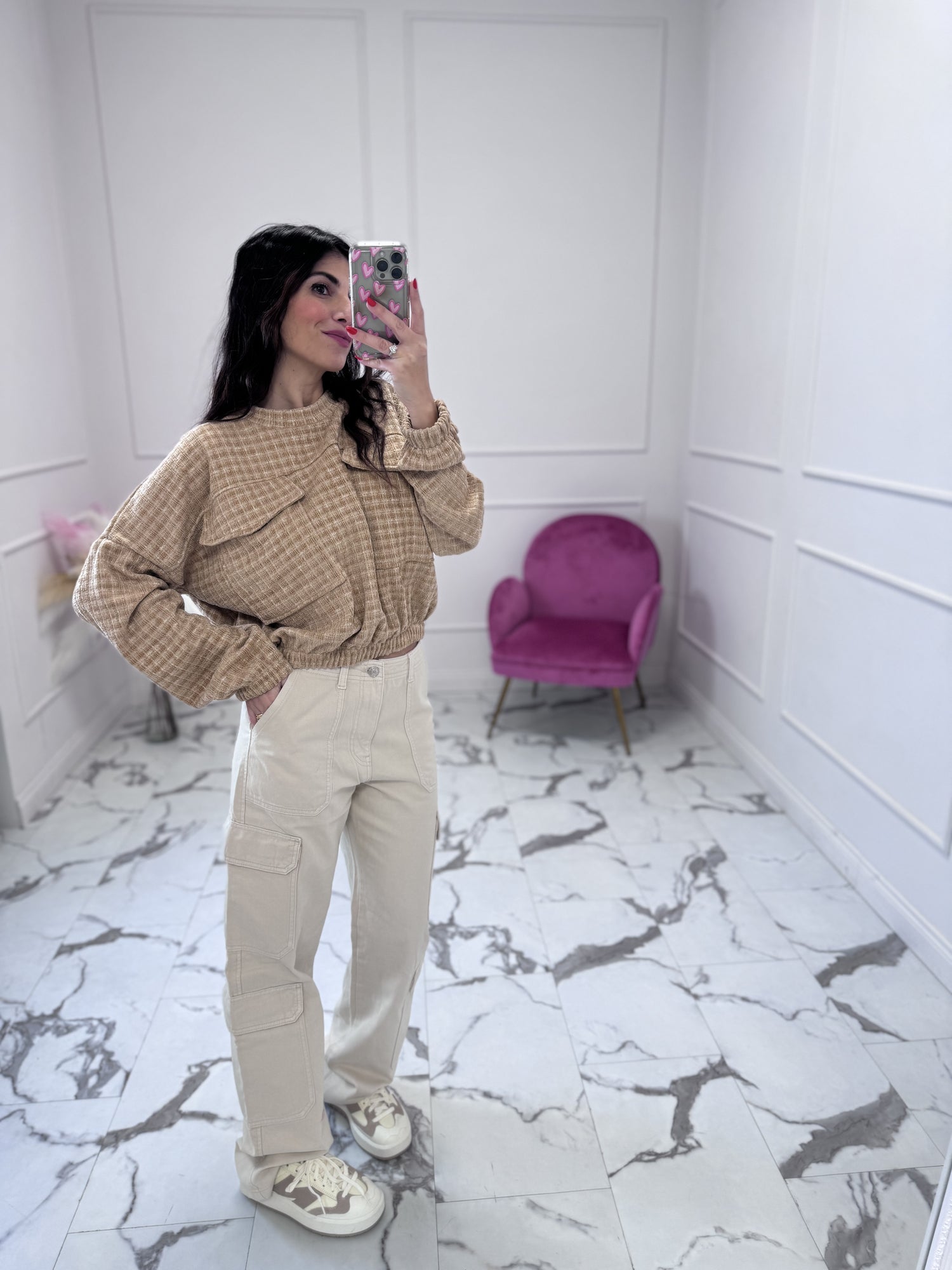 Jeans cargo “Malfy” ONLY