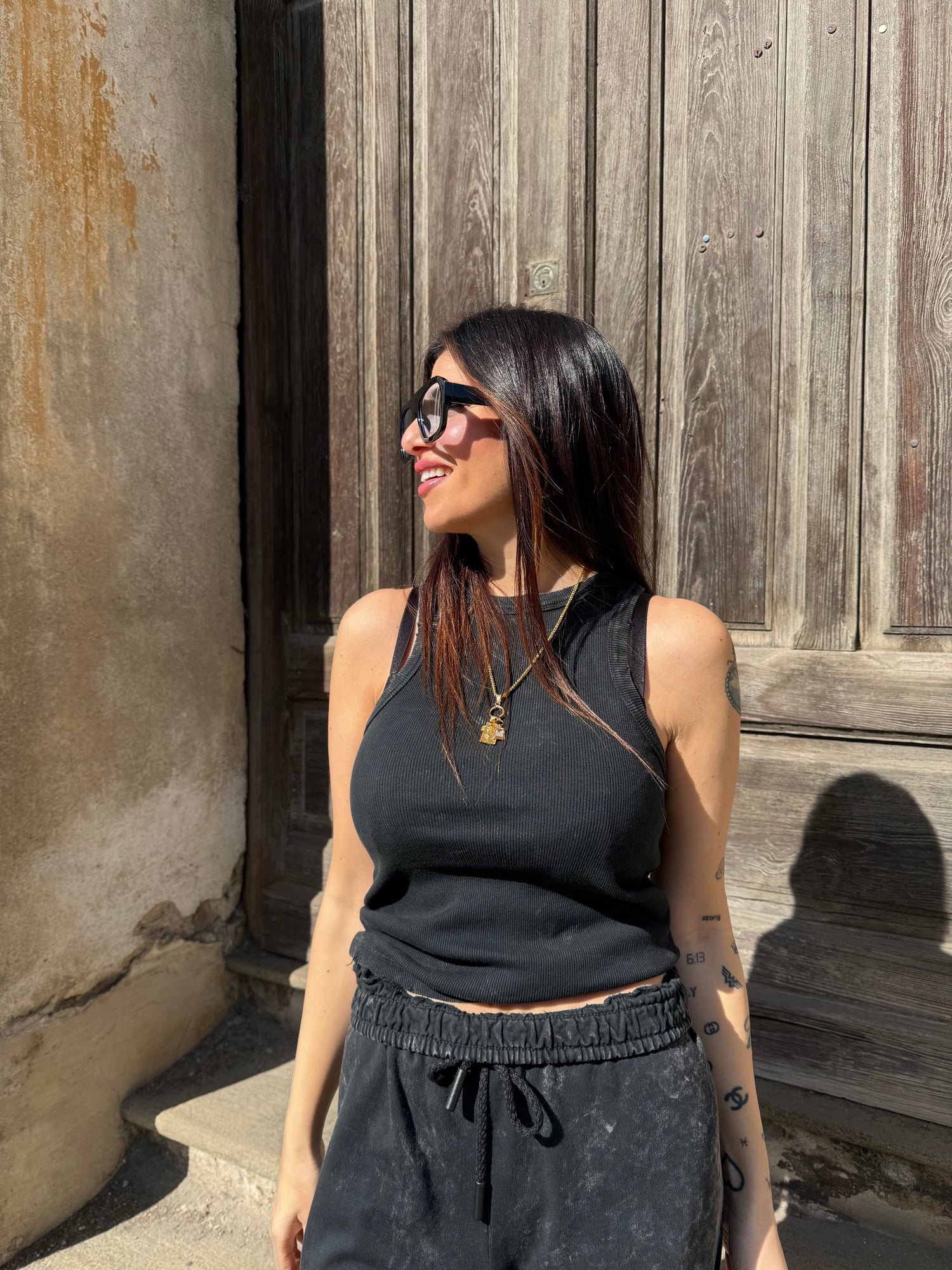 Canotta “Stone wash” VICOLO