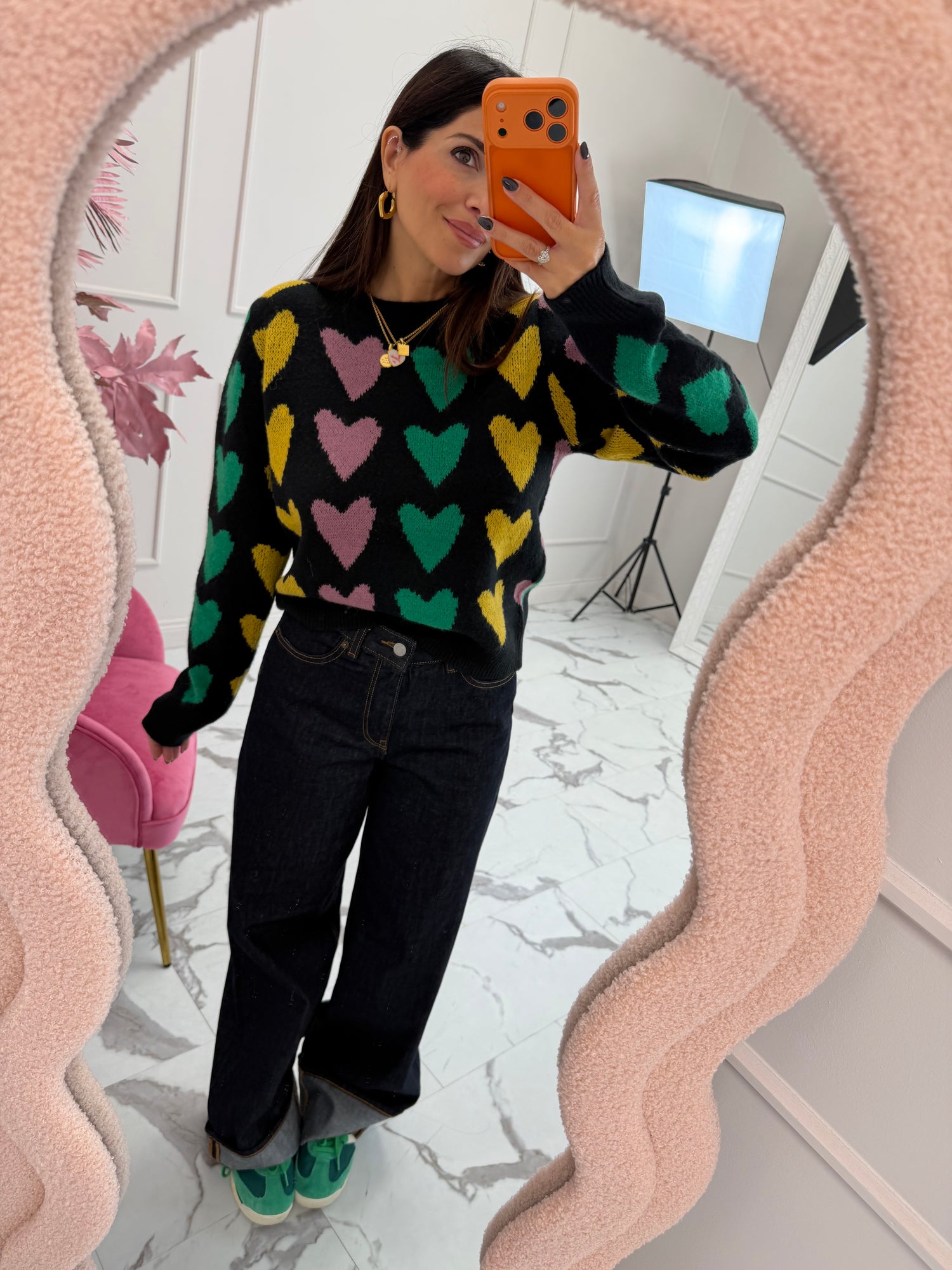 Maglione “Multicolor heart” COMPANIA FANTASTICA