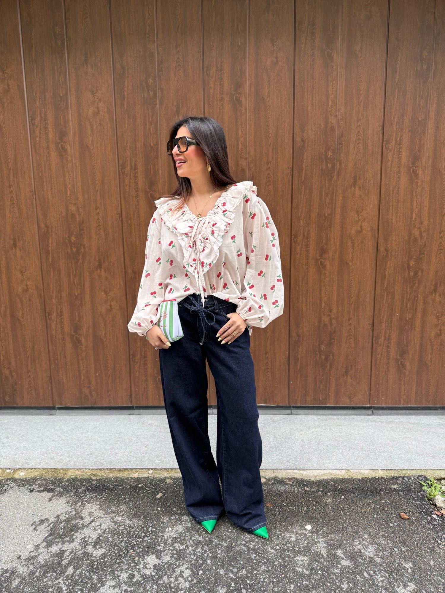 Jeans con cintura “Gianna Dark Blue” ONLY