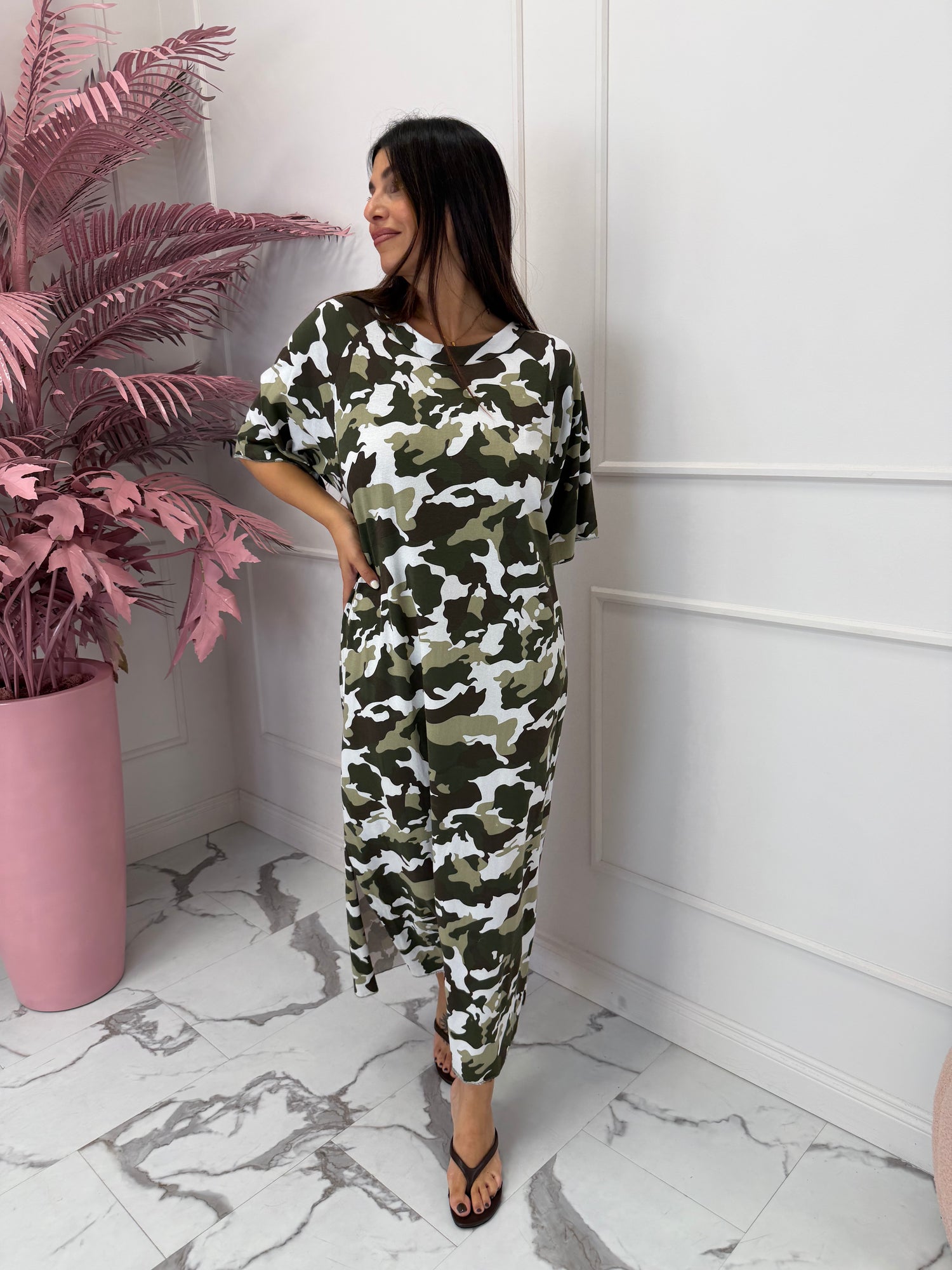 Maxi abito “Camouflage” LIP