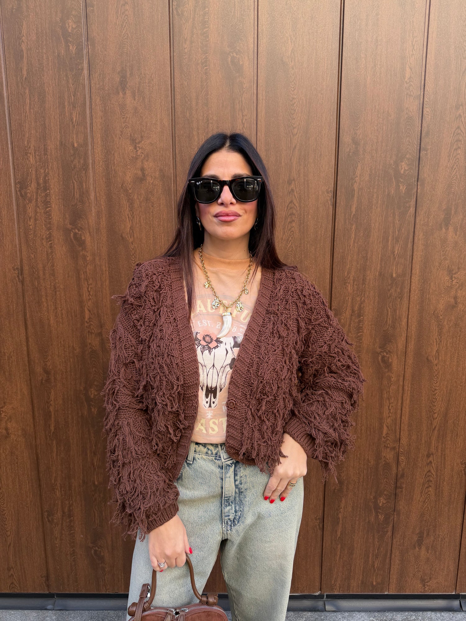 Cardigan frange HAVE ONE