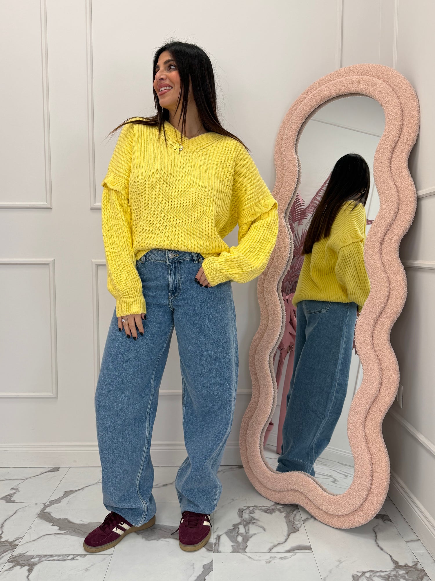 Maglione “Buttons” LUMINA