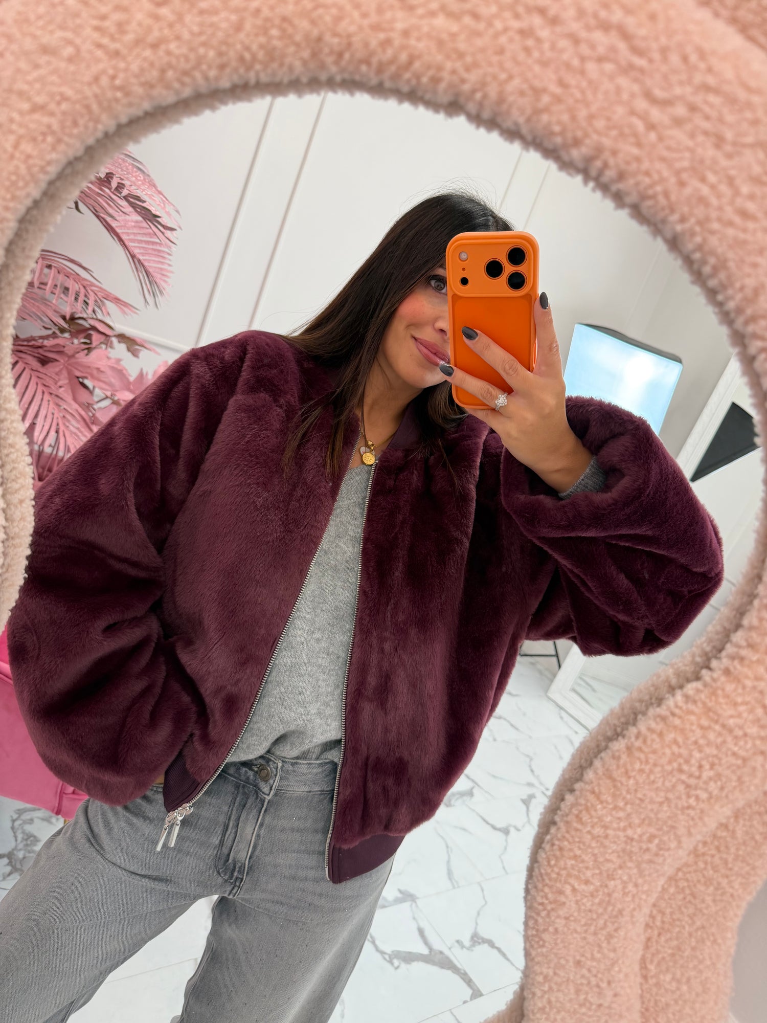 Bomber pelliccia “Dana” ONLY