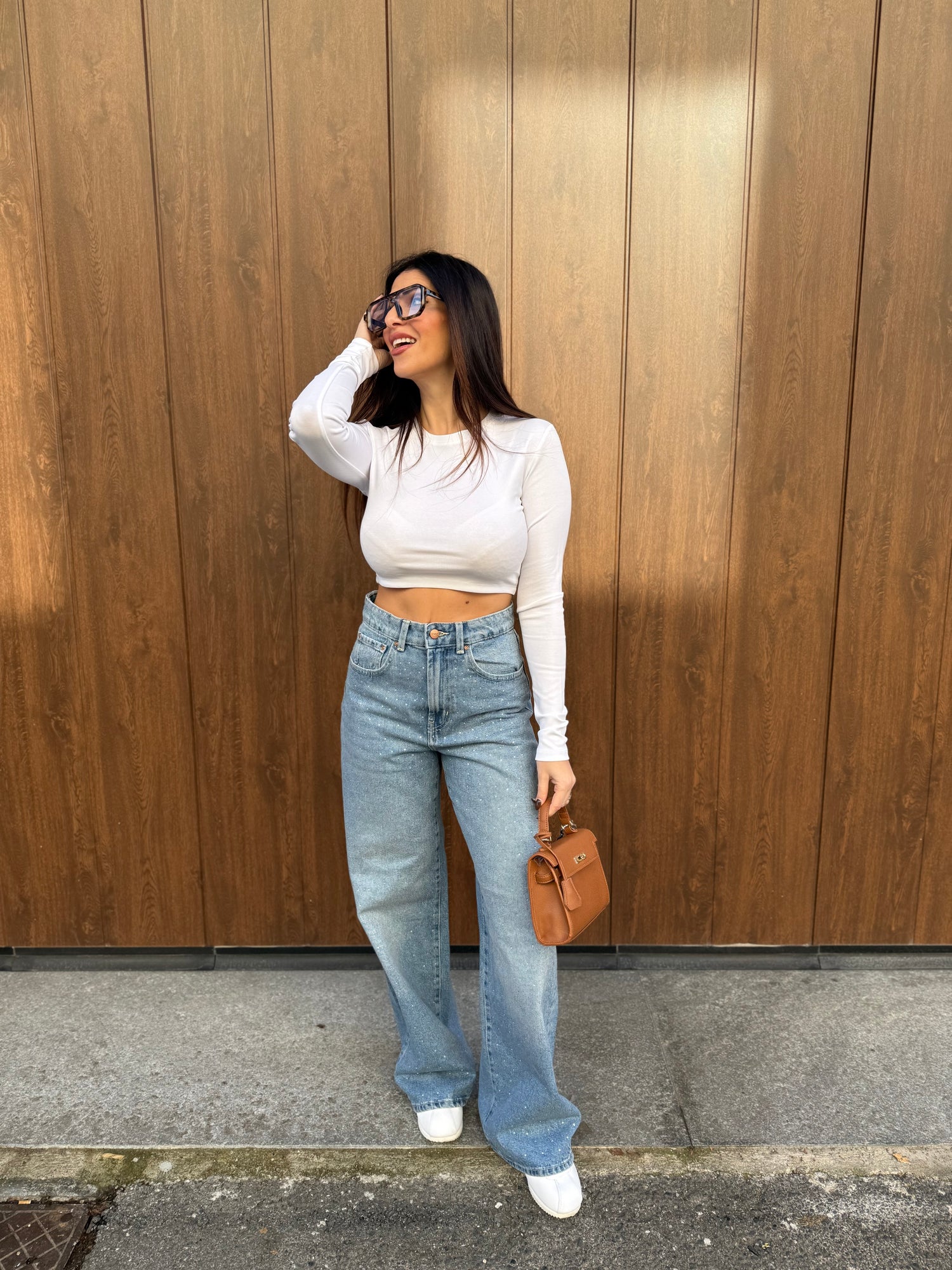 Jeans “Hope Strass” ONLY