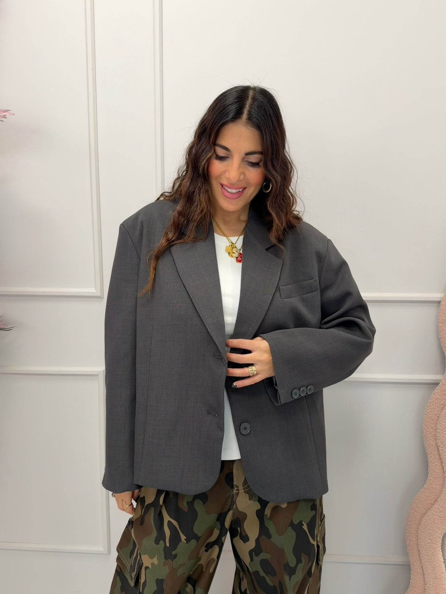 Blazer over cropped “Luna” VICOLO