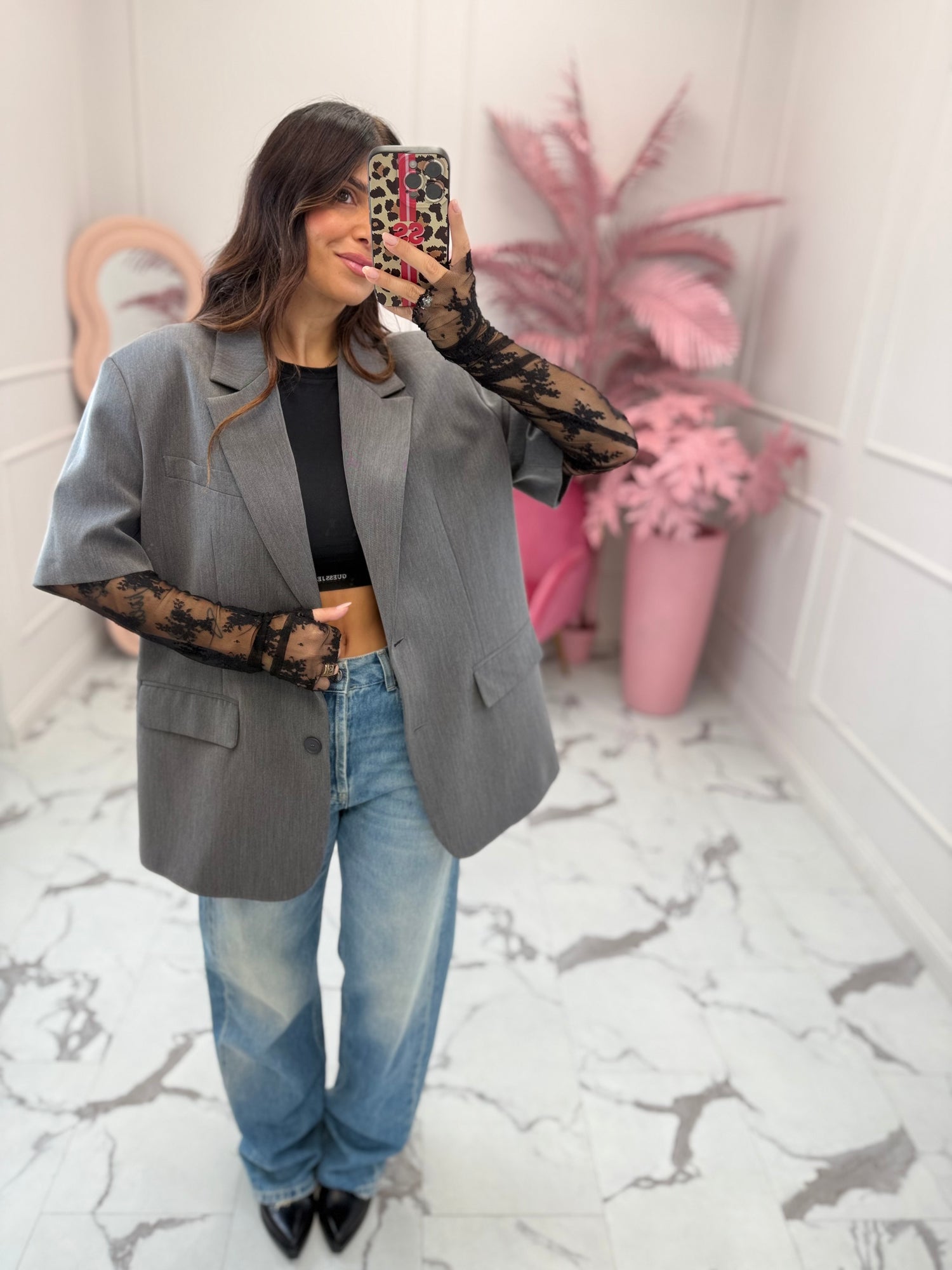 Blazer manica corta “Lace” IMPERIAL