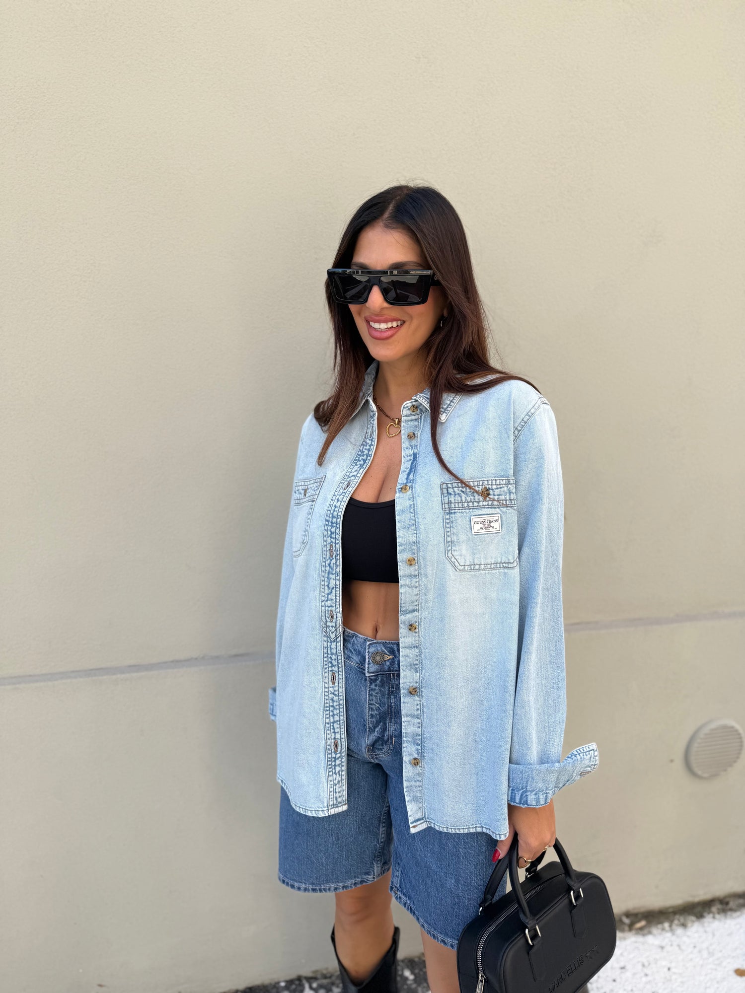 Camicia over denim GUESS JEANS