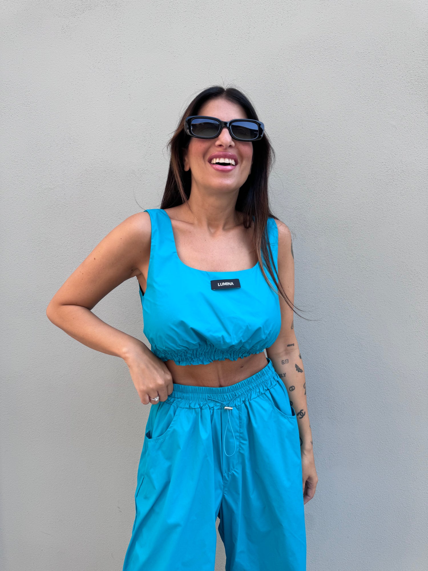 Crop top parachute LUMINA
