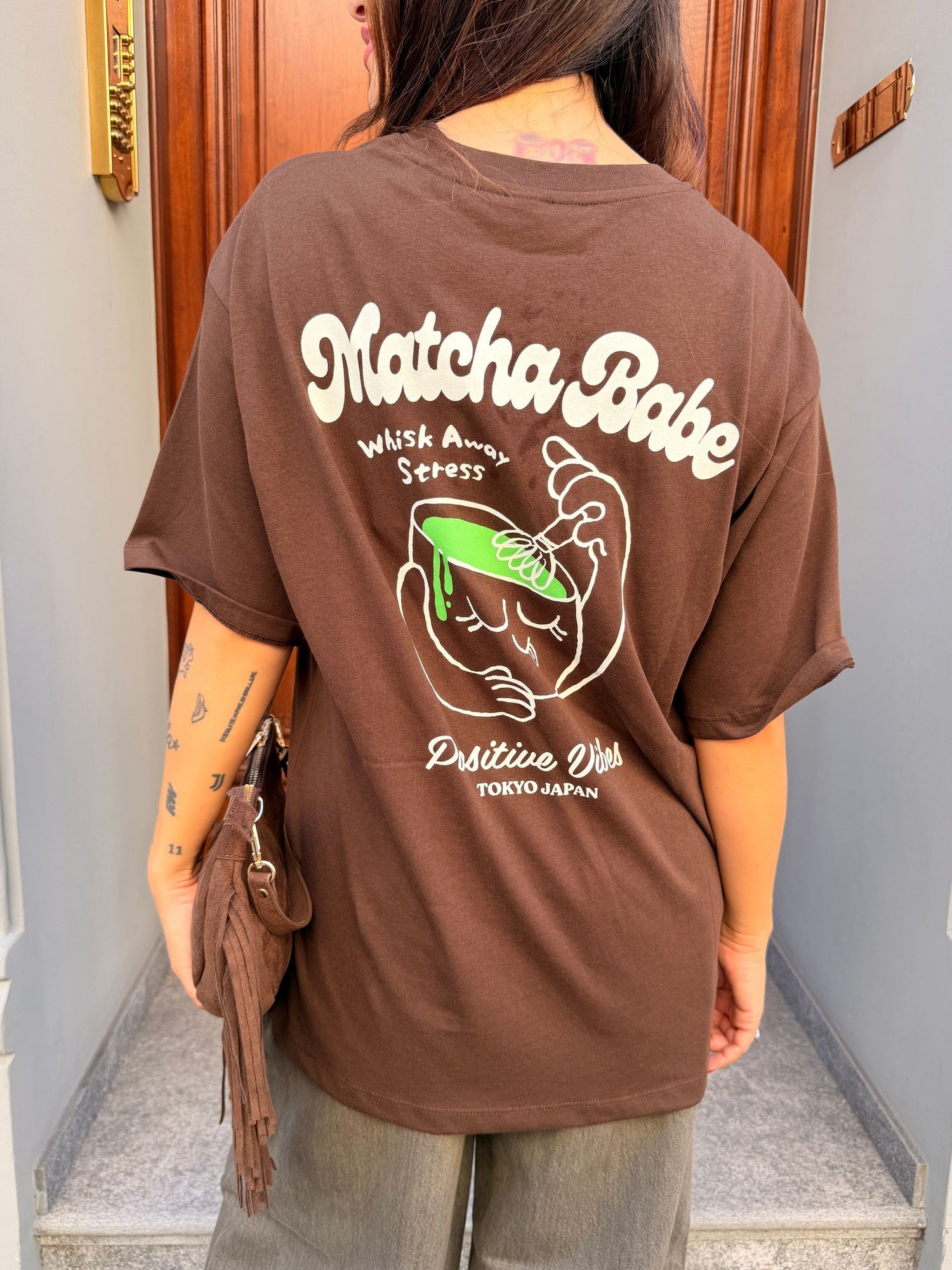 T-shirt Millow Matcha JJXX