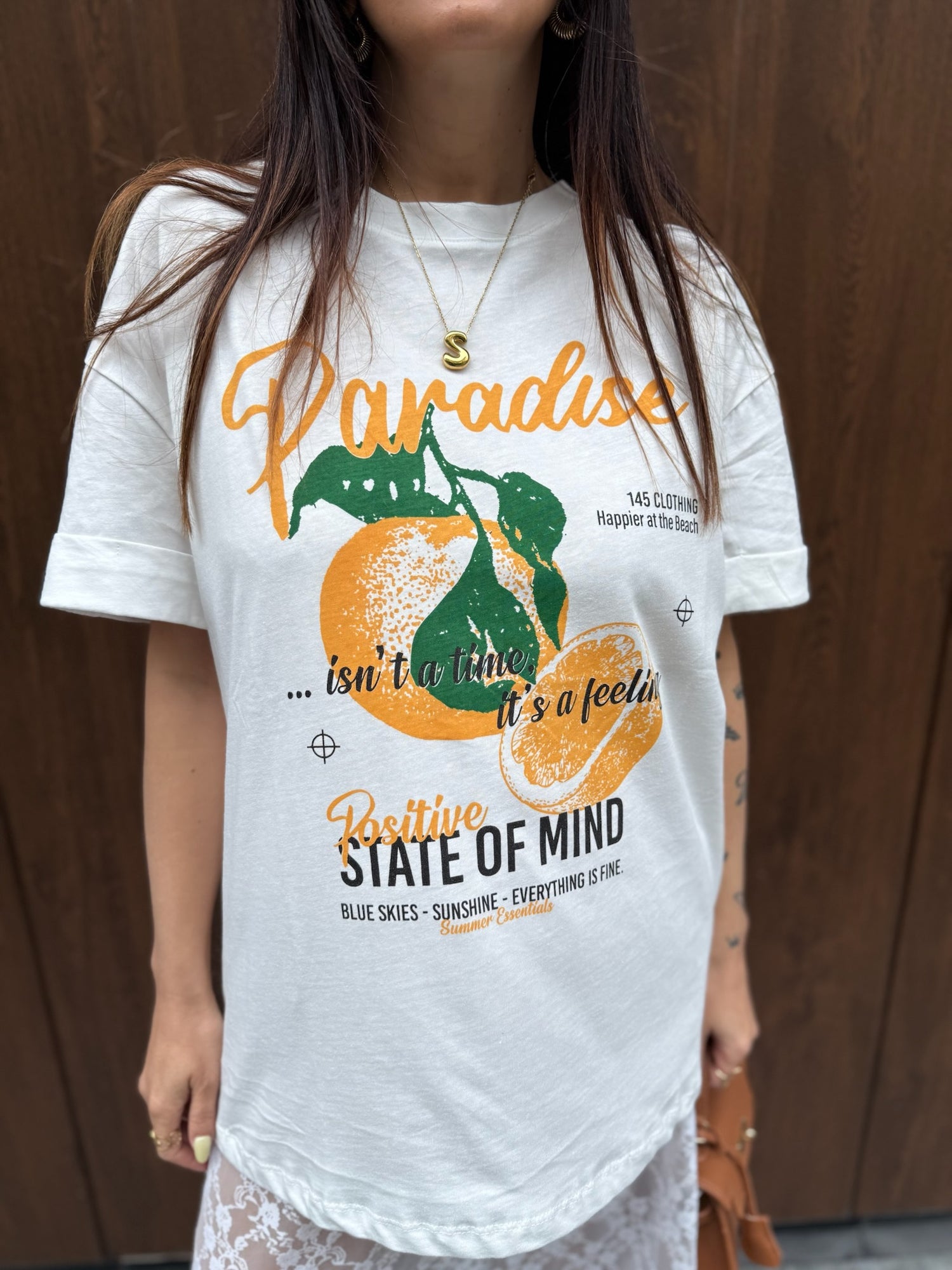T-shirt over “Orange” LIP