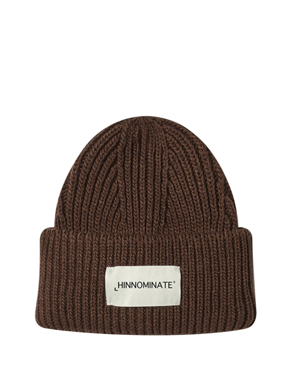 Cappello in maglia con logo HINNOMINATE