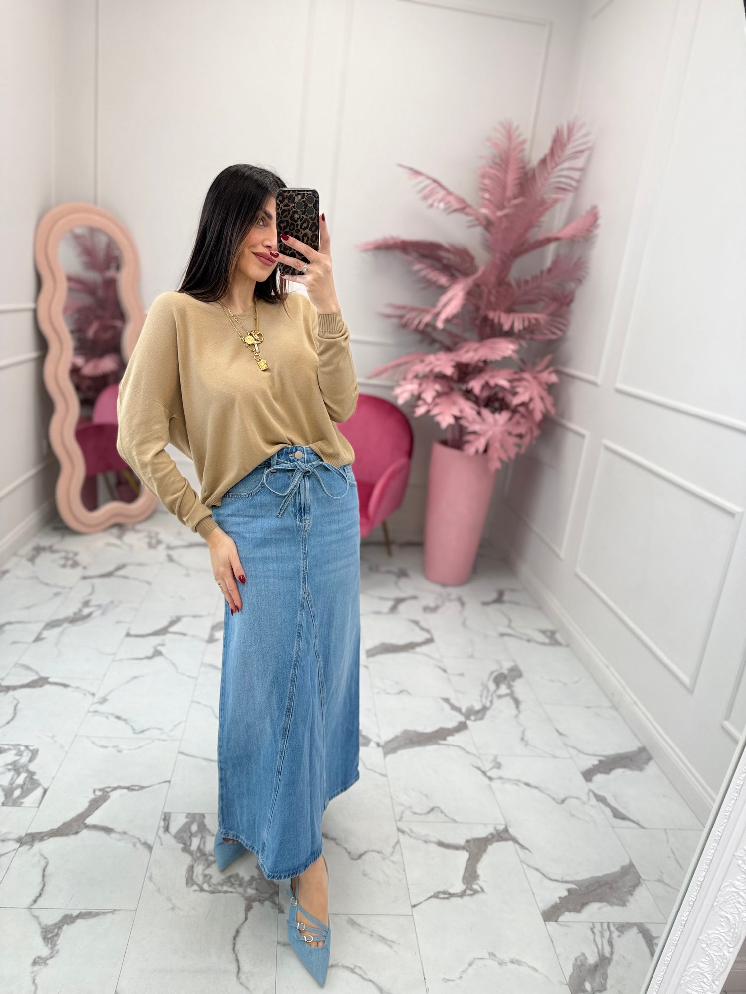Gonna in Denim “Sophia” ONLY