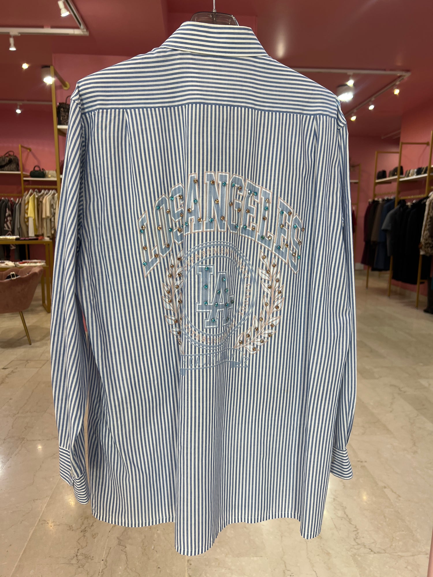 Camicia over “Blue LA” VICOLO