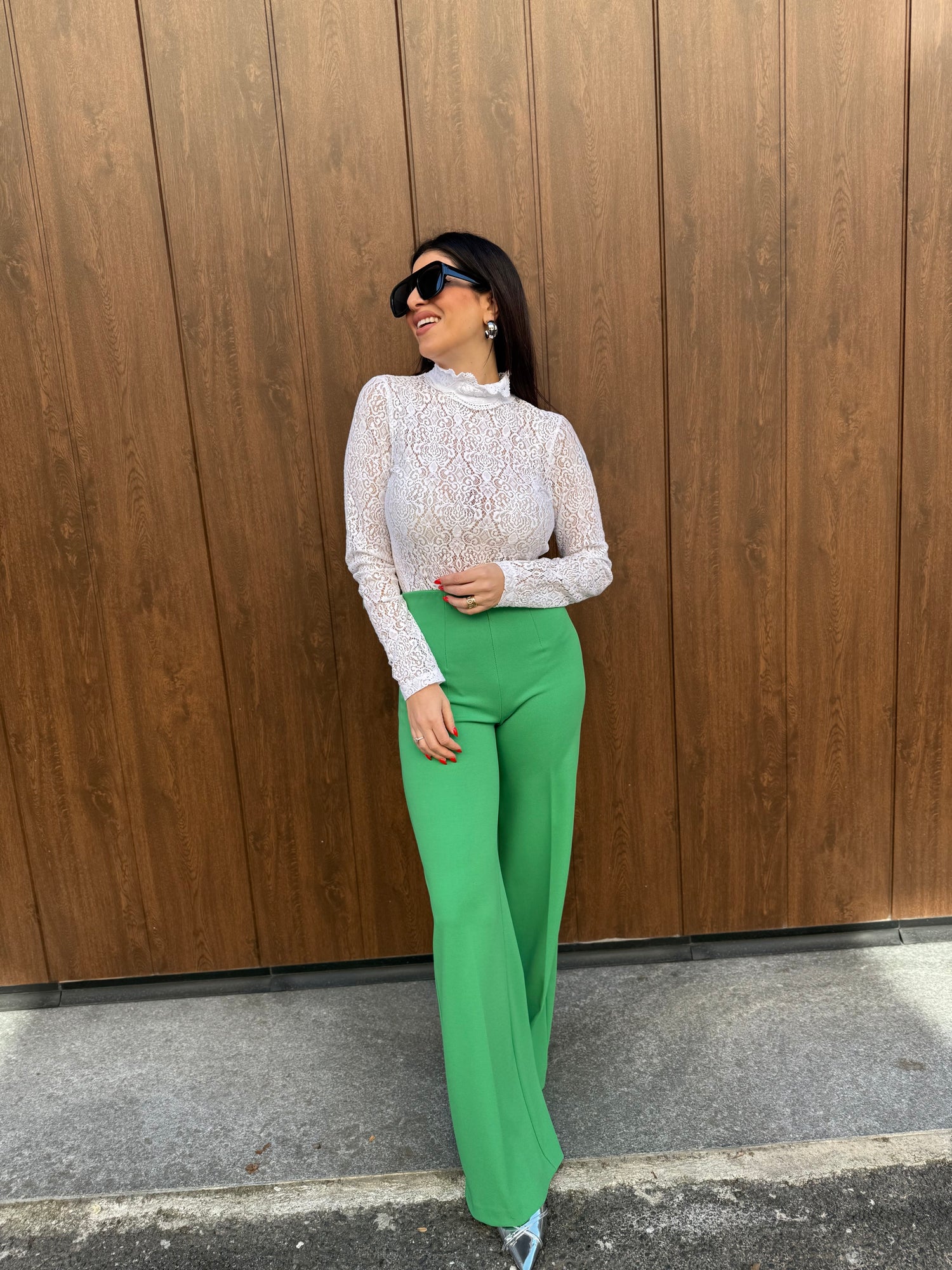 Pantalone tailleur palazzo “Gloria” VICOLO