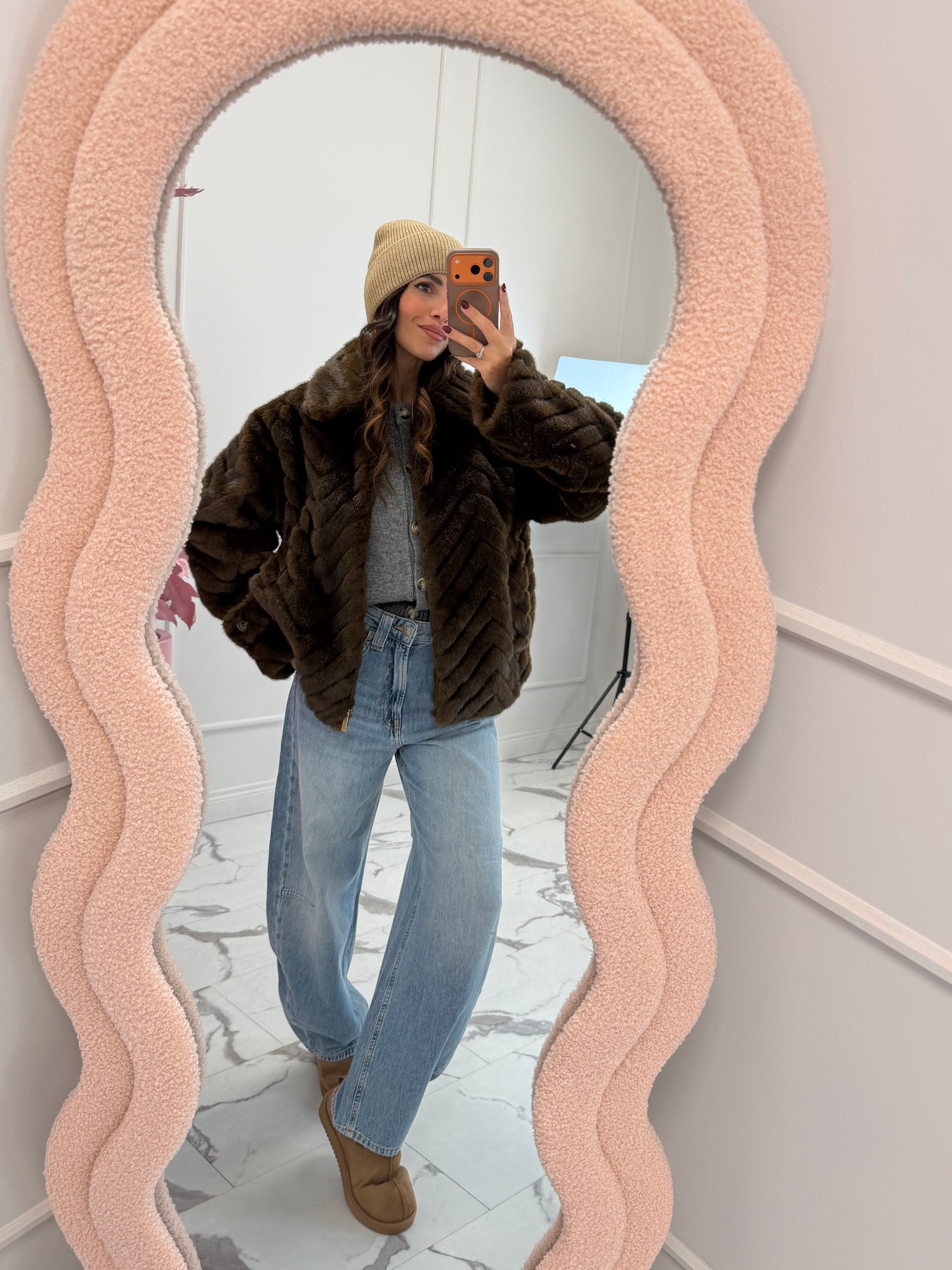 Pelliccia con zip VICOLO