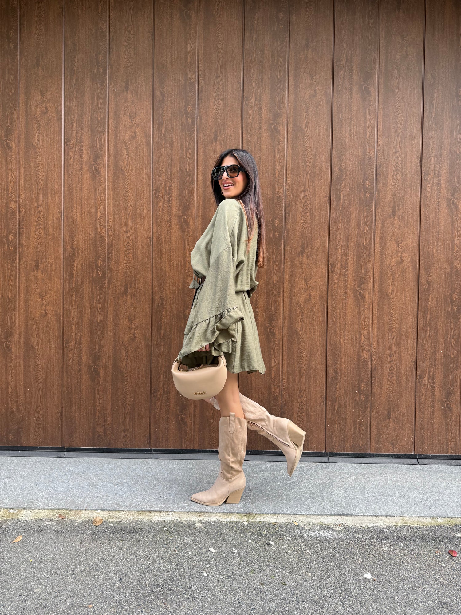 Texano in suede lavorato LIP