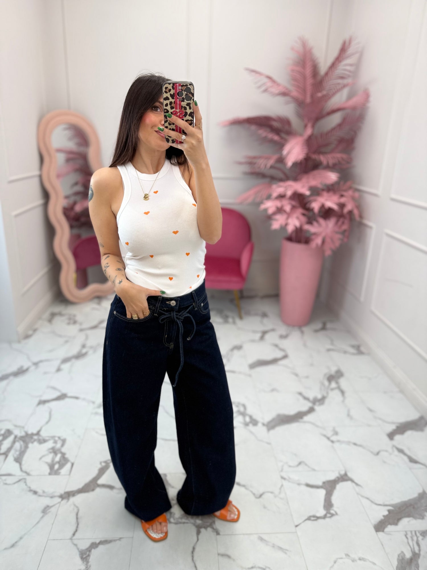 Canotta Forest “Orange hearts” JJXX