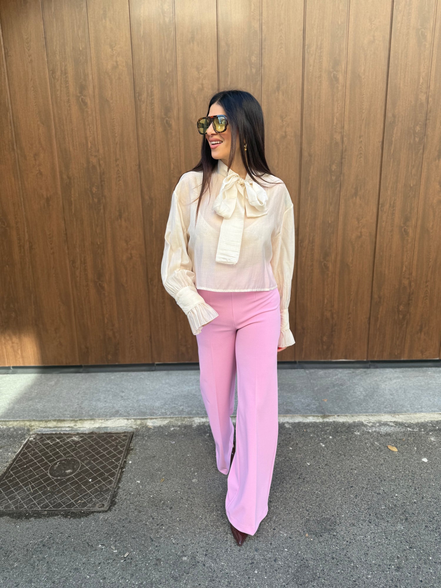 Pantalone tailleur palazzo “Gloria” VICOLO