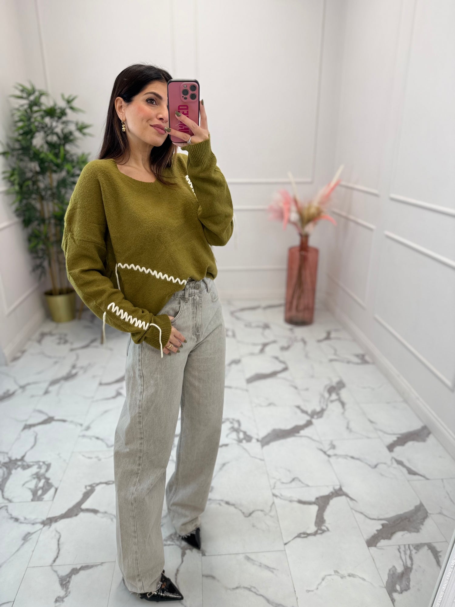 Maglioncino a V “Lacci” LIP