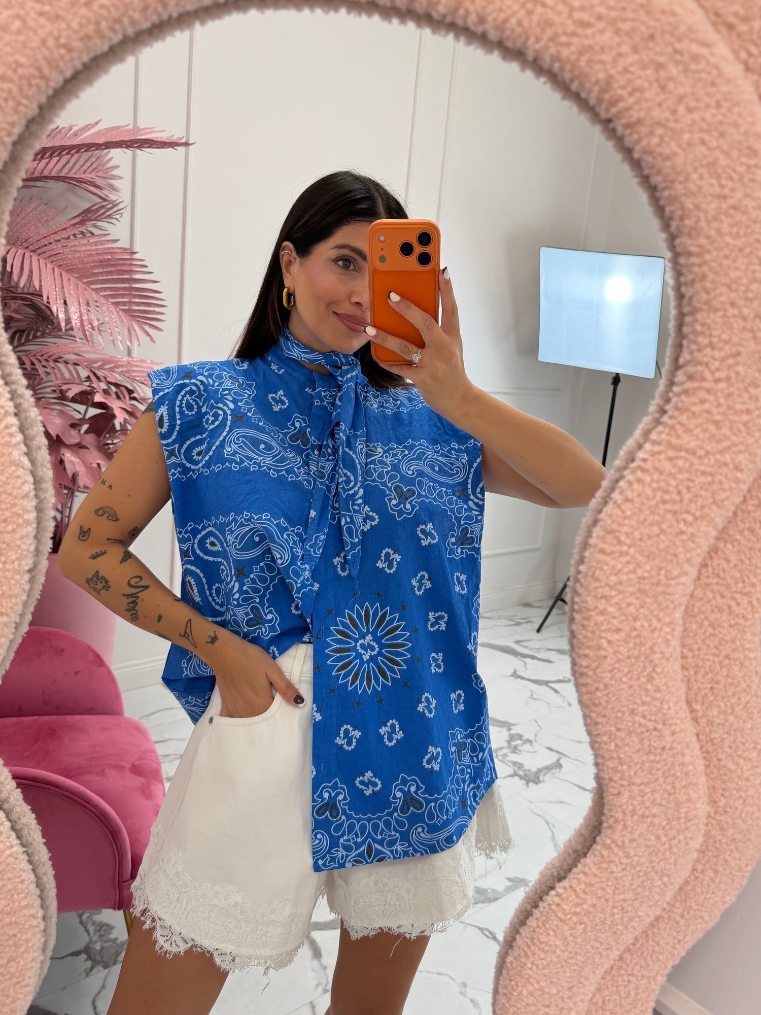 Camicia smanicata “Bandana” LIP