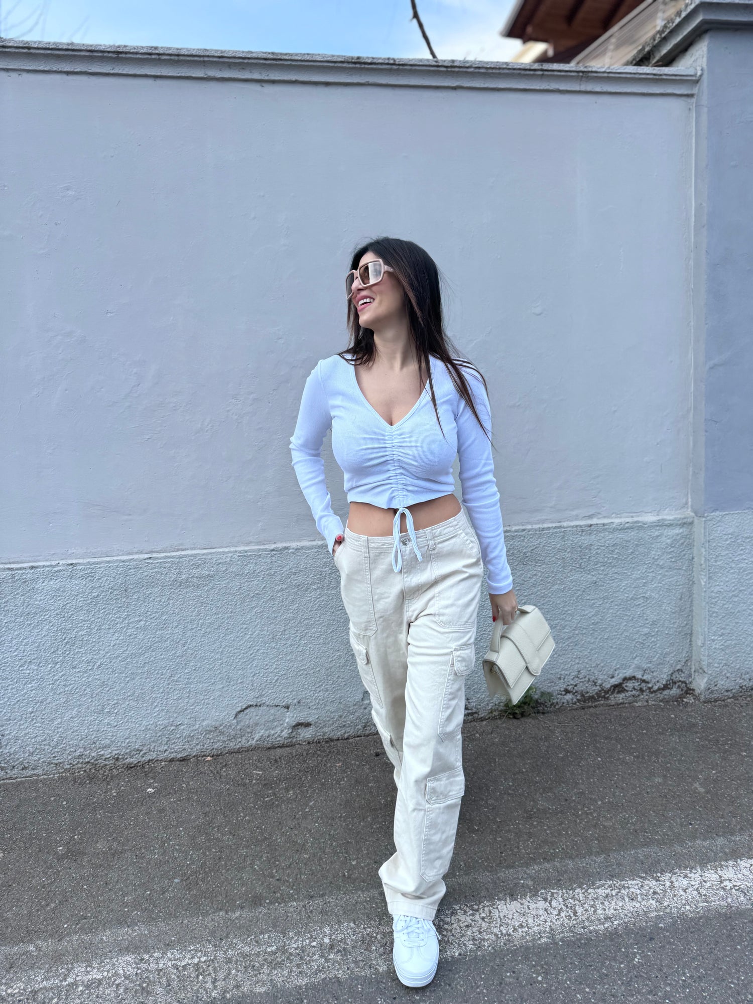 Jeans cargo “Malfy” ONLY