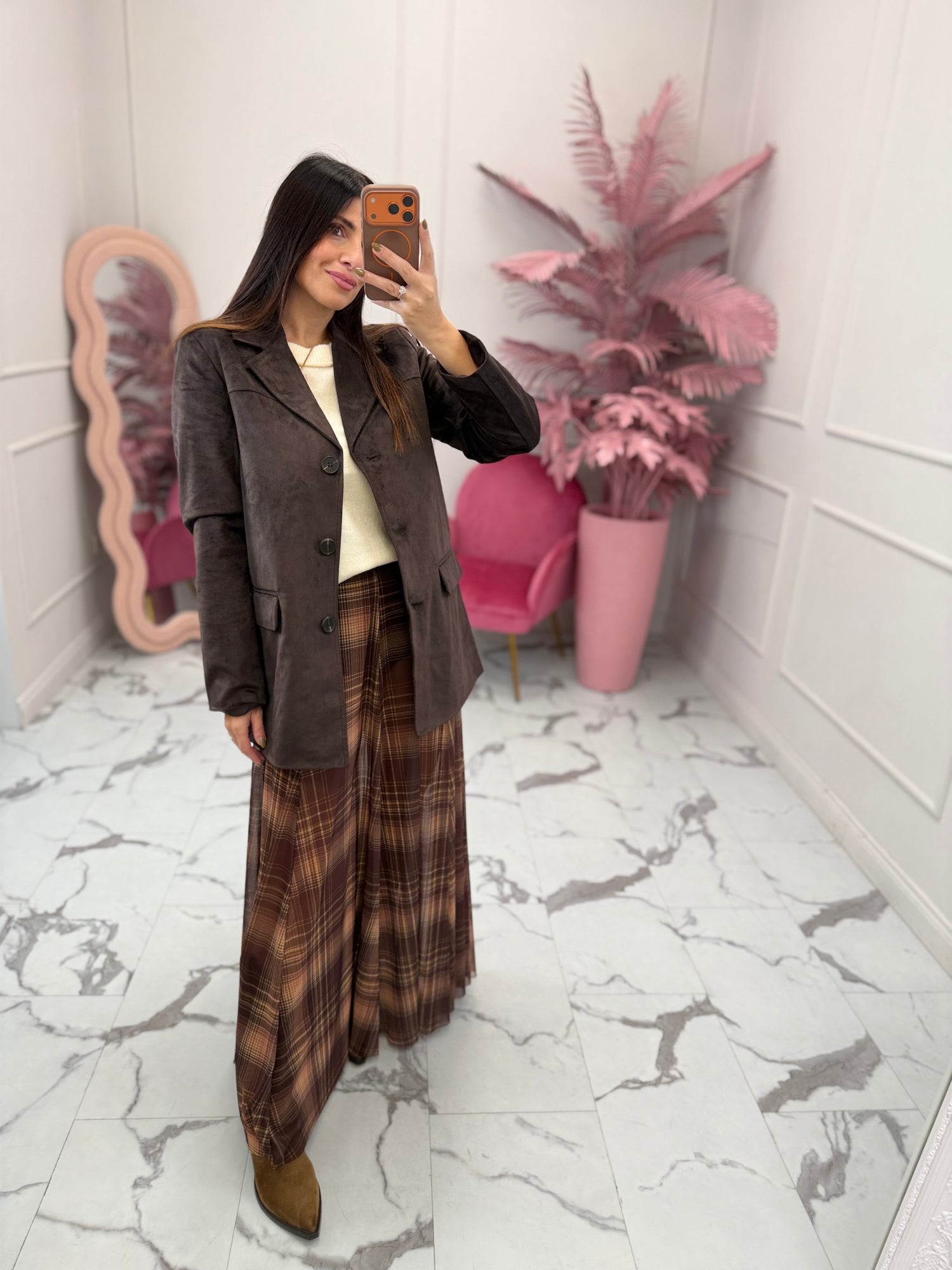 Gonna lunga “Tartan” LUMINA