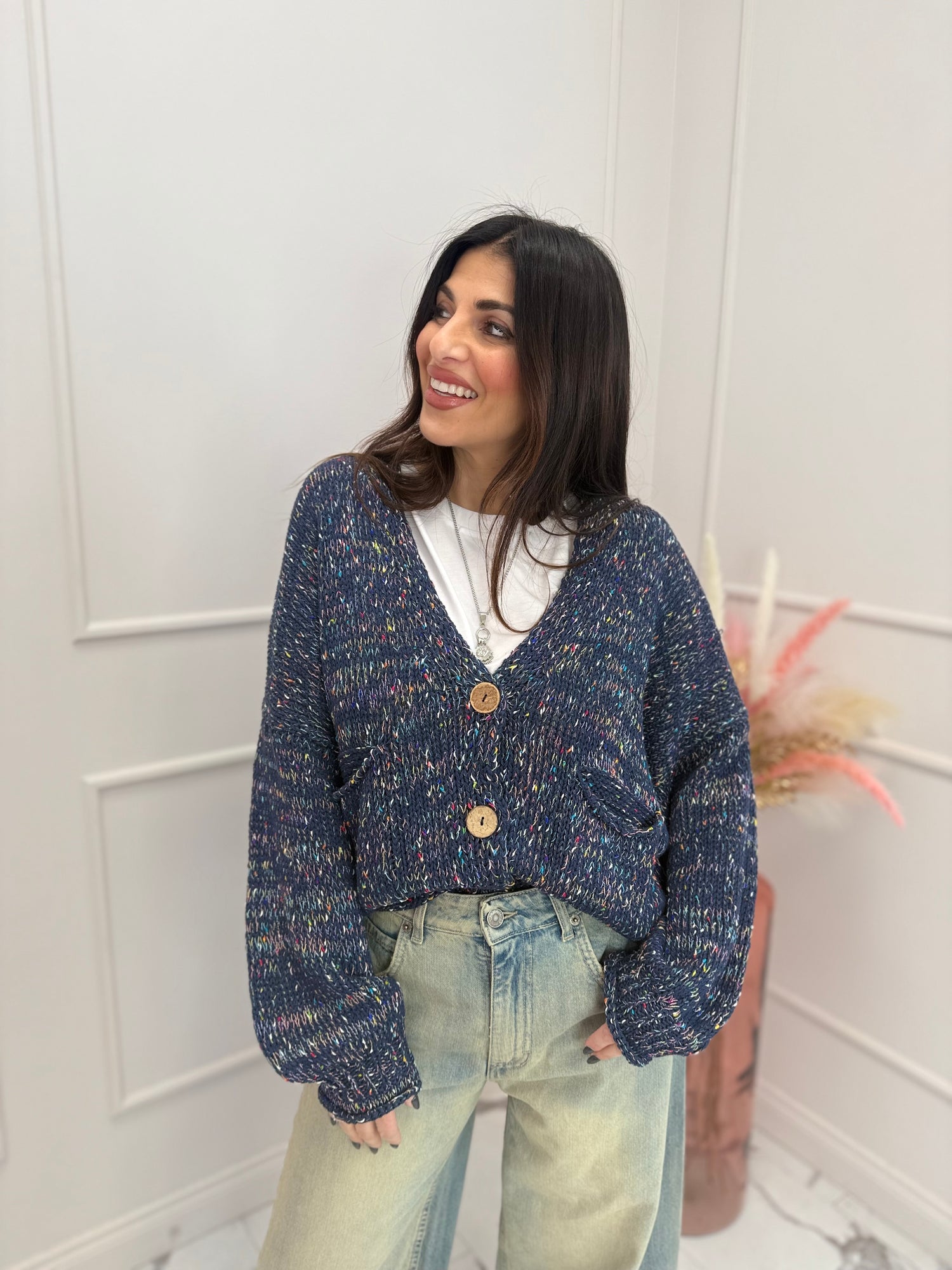 Cardigan in maglia “Rainbow” HAVE ONE