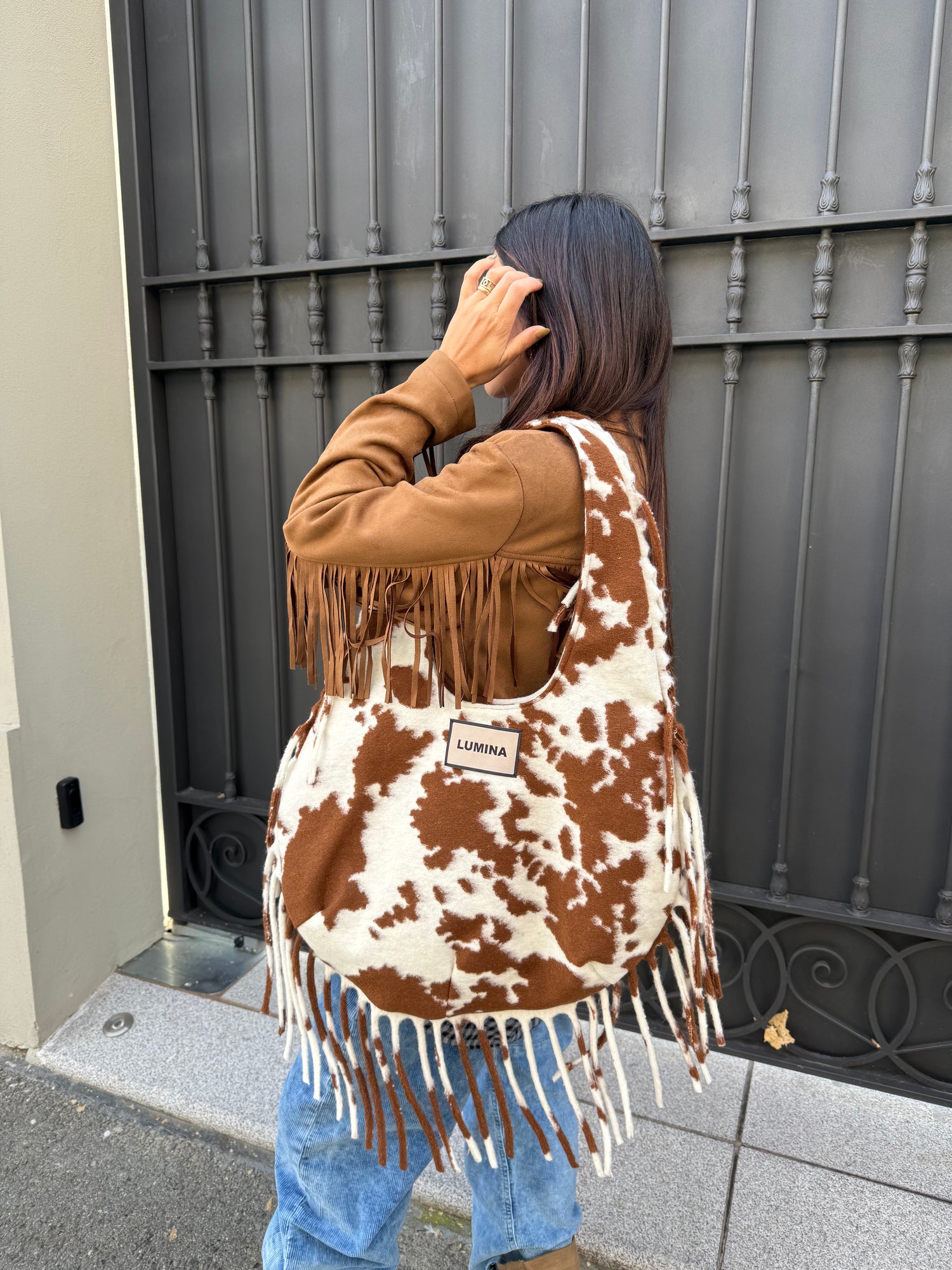 Borsa “Cow” LUMINA