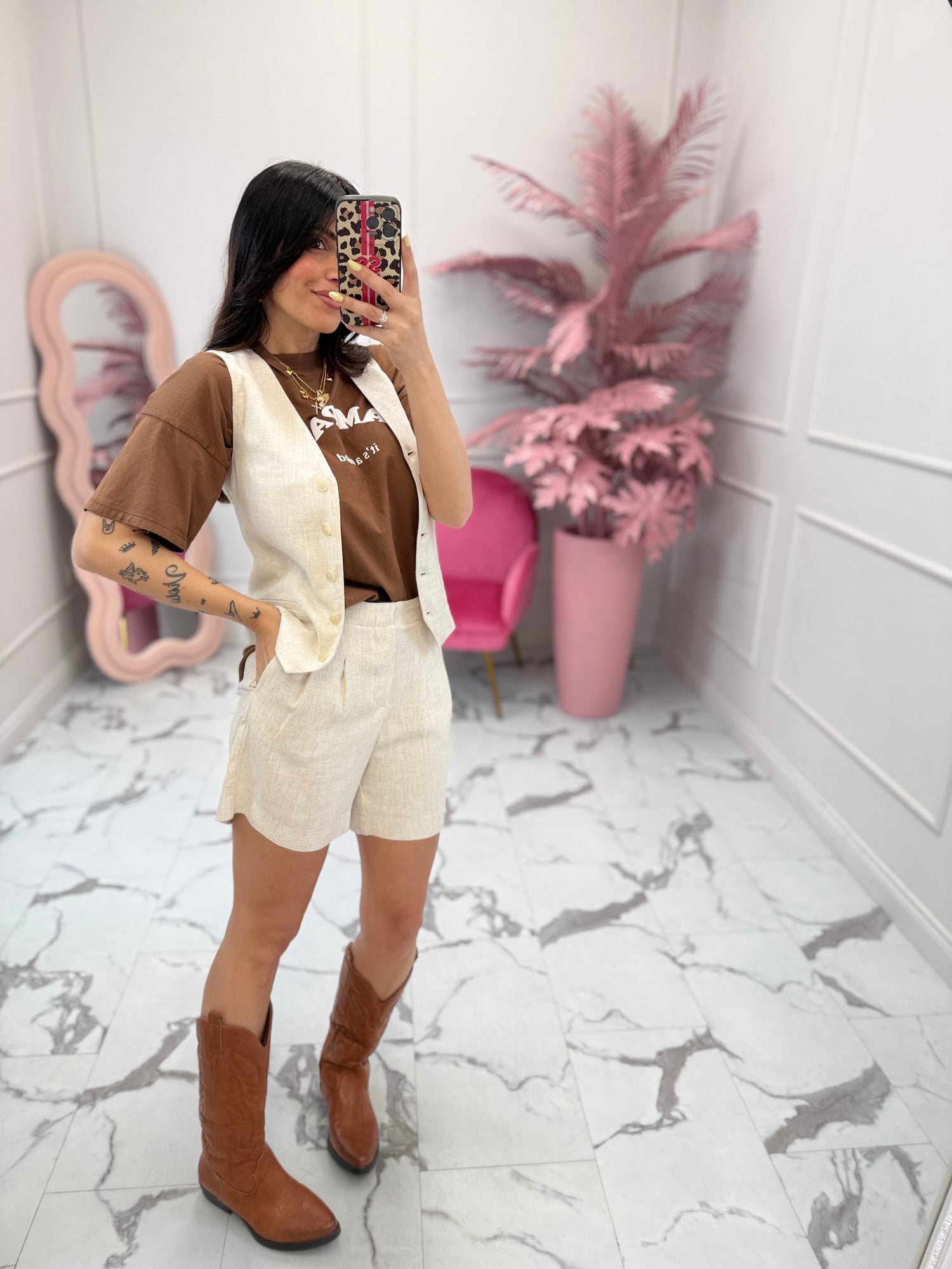 Gilet fiammato “Siesta” ONLY