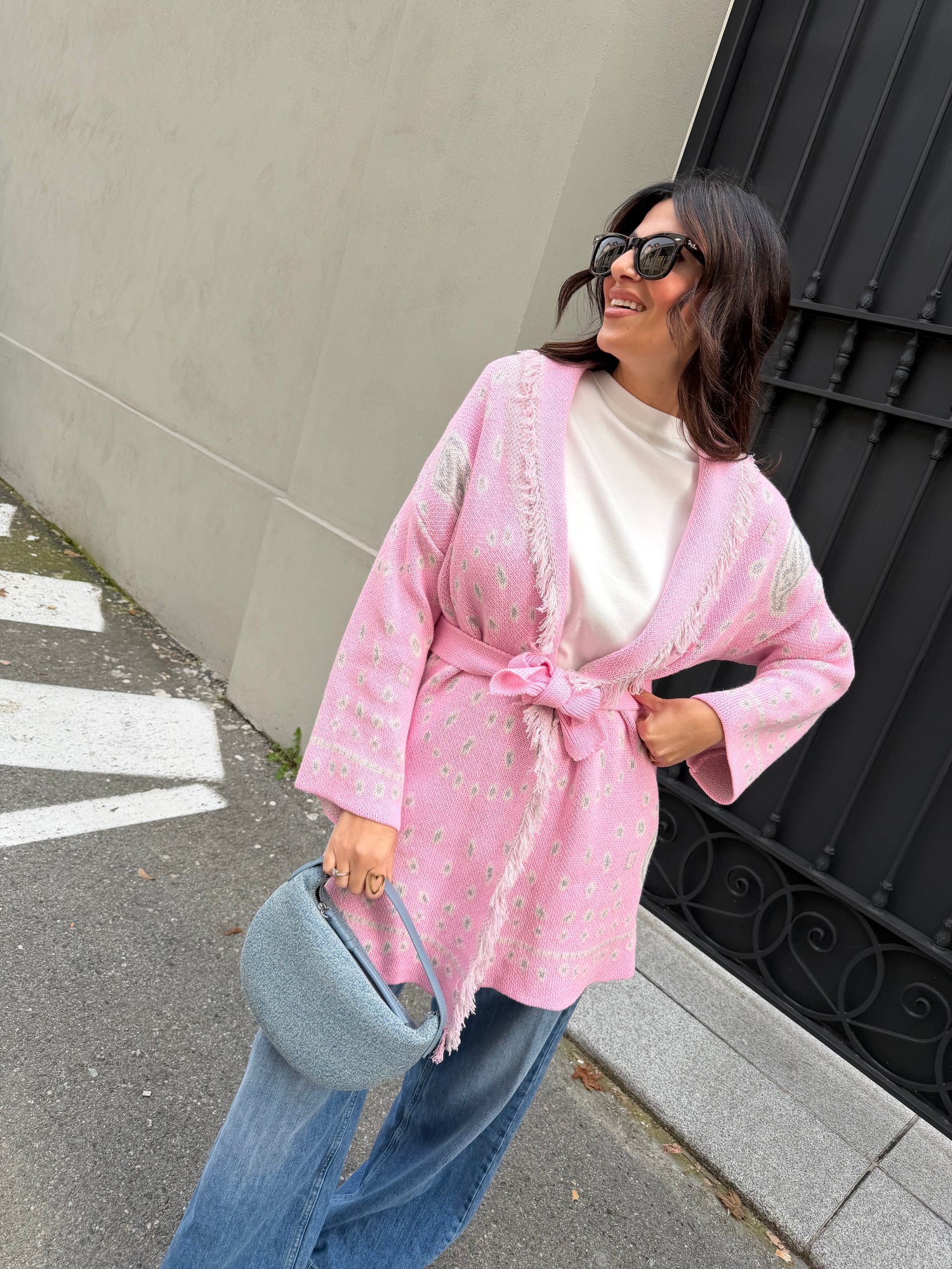 Borsa “Croissant Denim” VICOLO