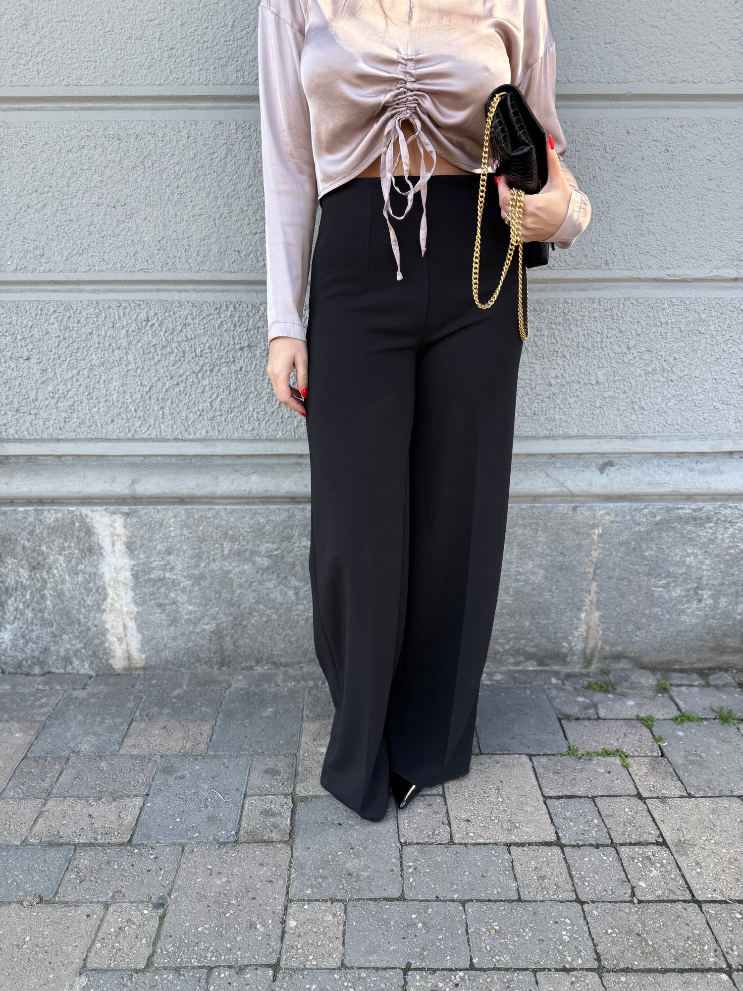 Pantalone tailleur palazzo “Gloria” VICOLO