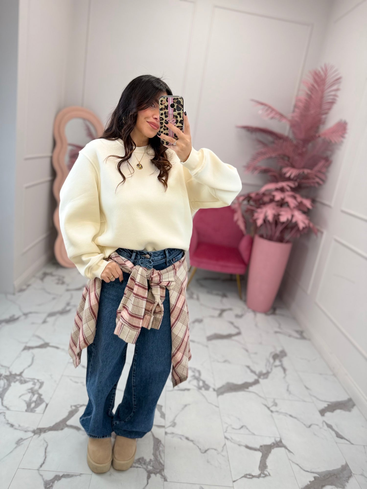 Felpa girocollo “Colours” LUMINA