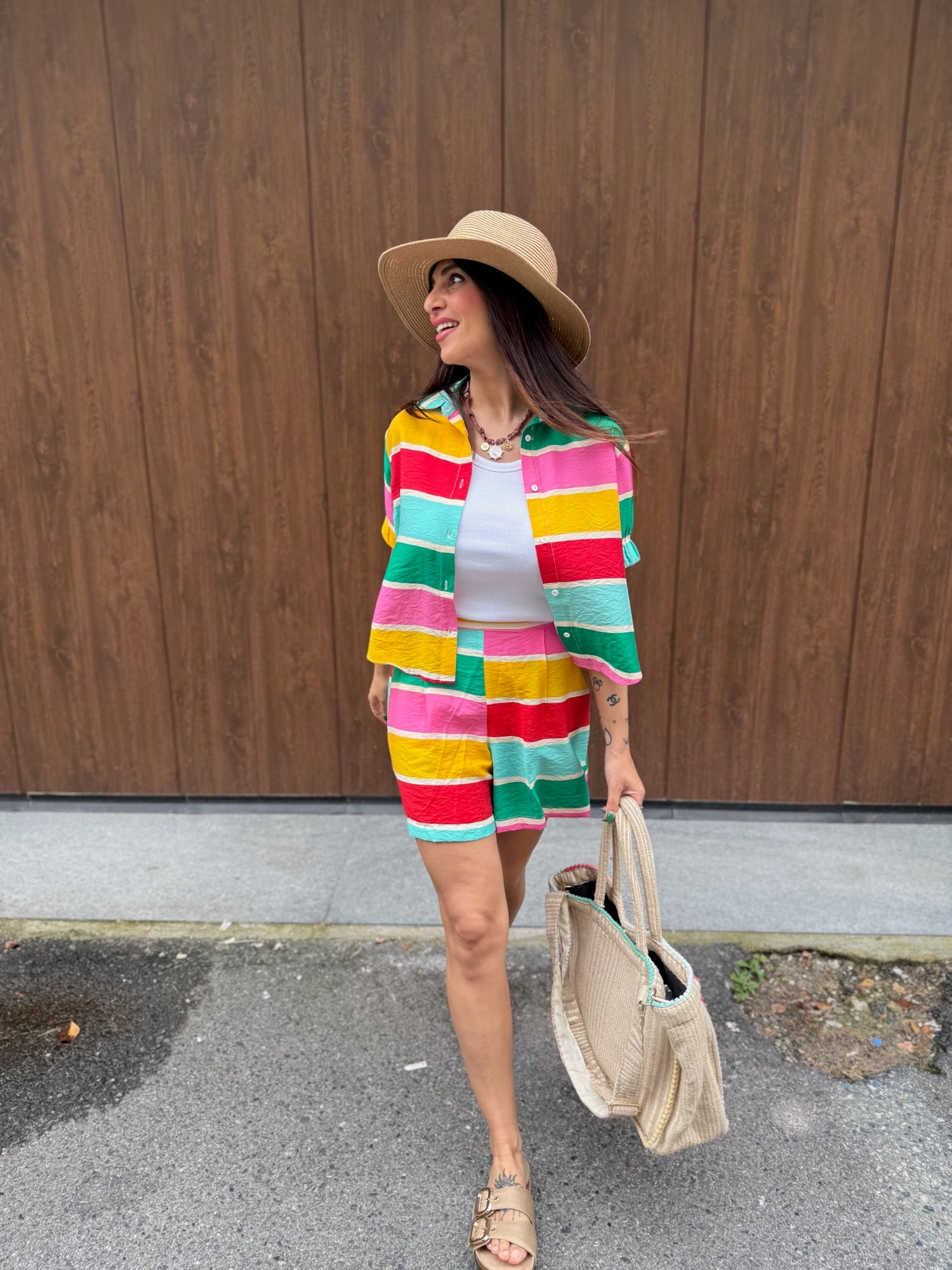 Camicia corta “Multicolor” COMPANIA FANTASTICA