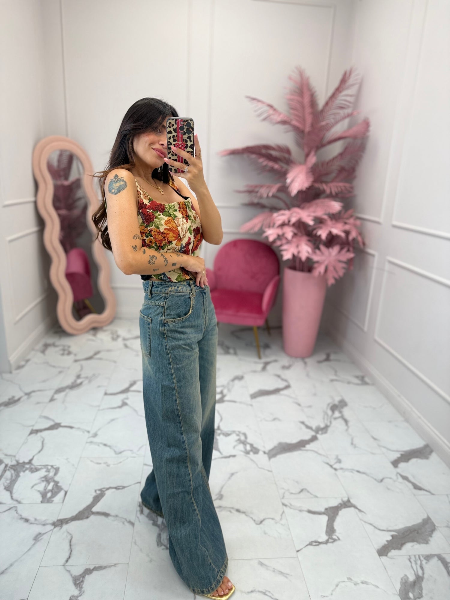Jeans palazzo “NEW Nathalie” VICOLO